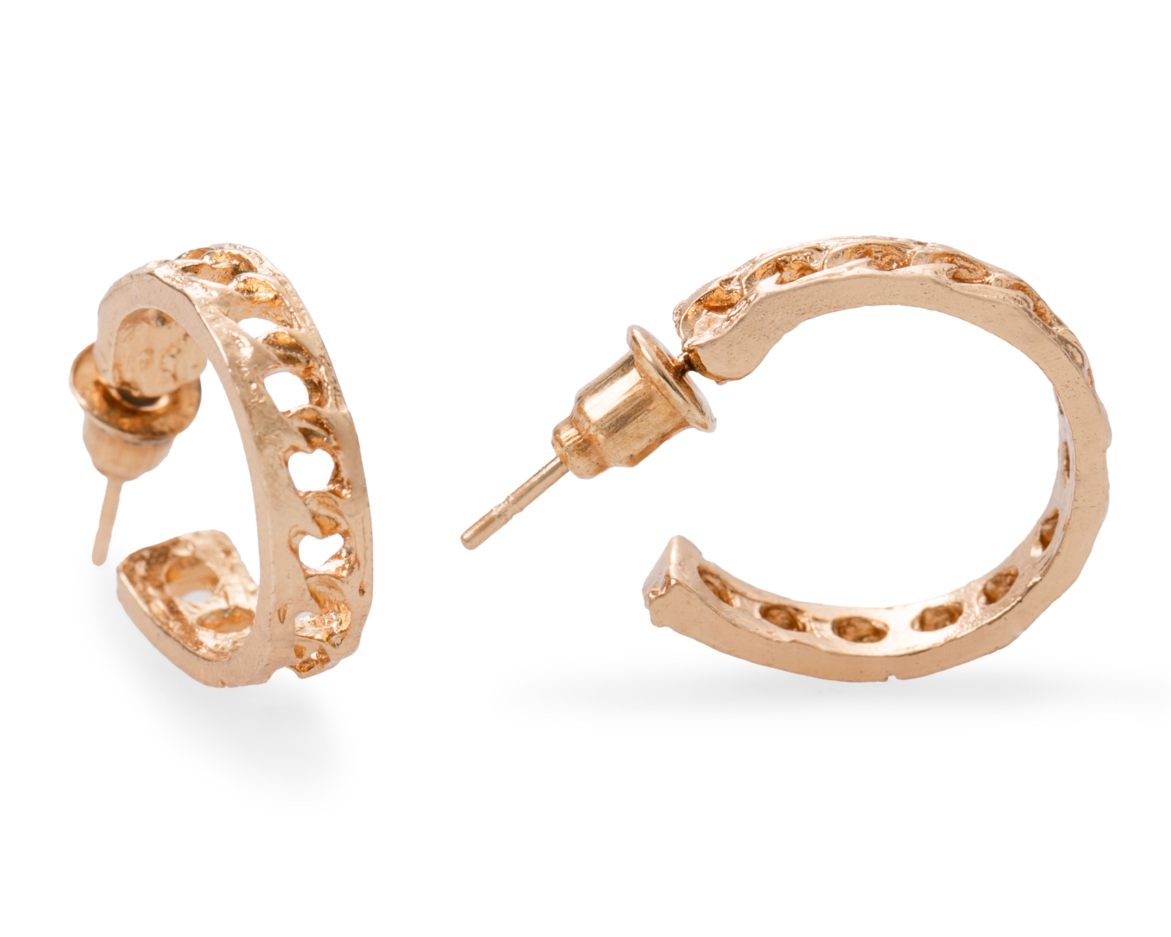 Foto 4 pulgar | Foto 3 | Aretes de Metal Sahara 9 Pares