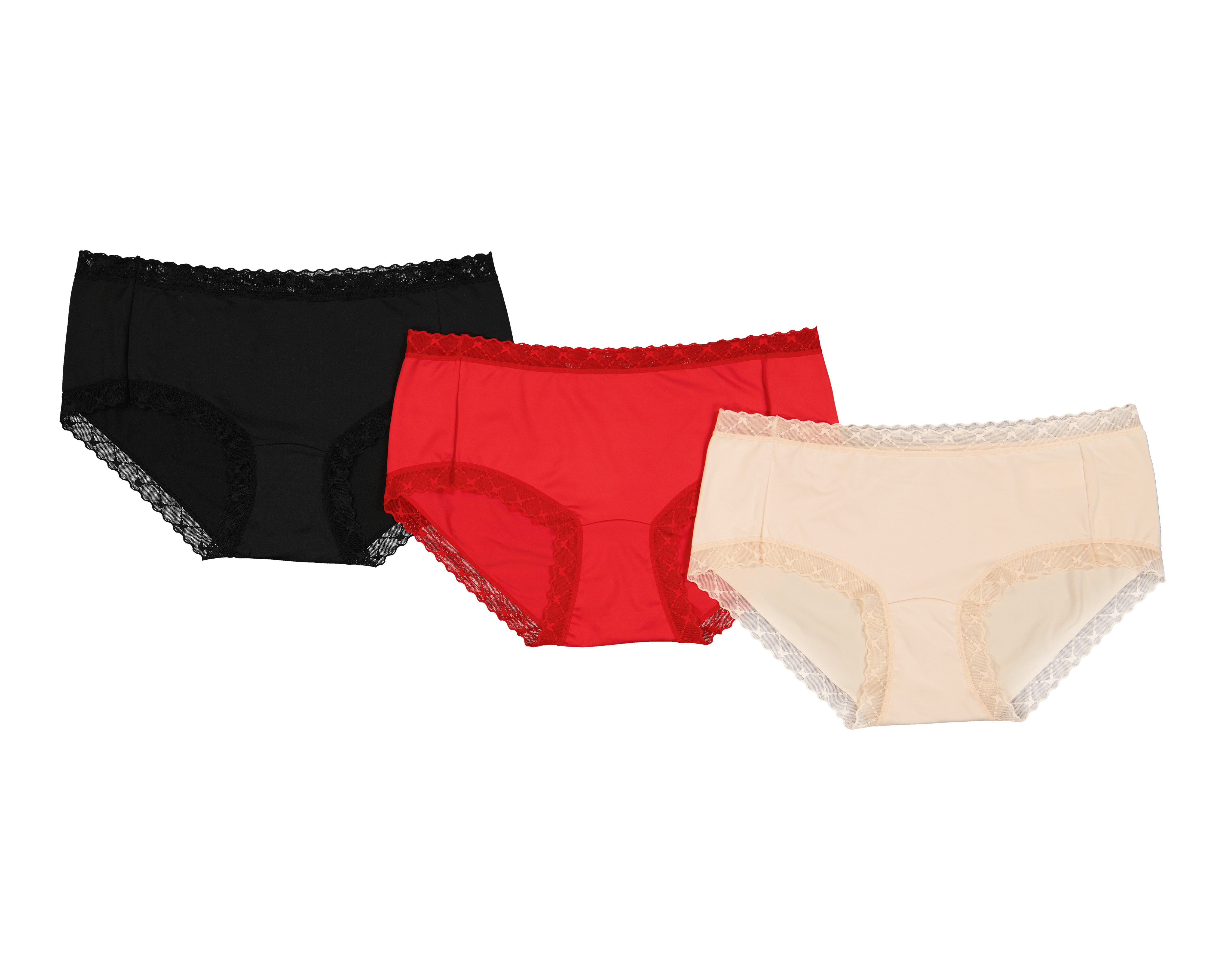 Pantaleta con Encaje Beauty Secret para Mujer 3 Piezas