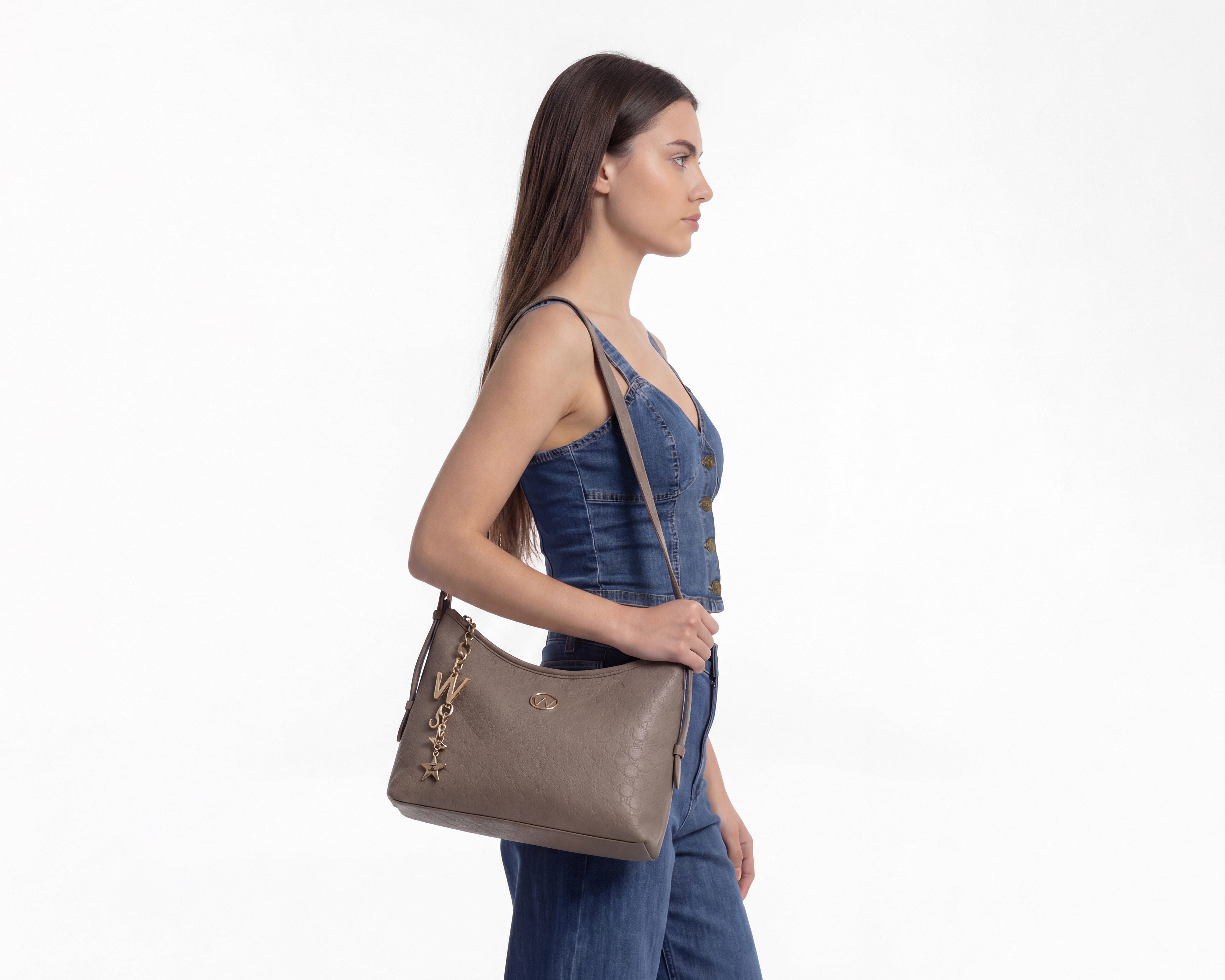 Foto 7 pulgar | Foto 6 | Bolsa de Hombro Westies con Colgante