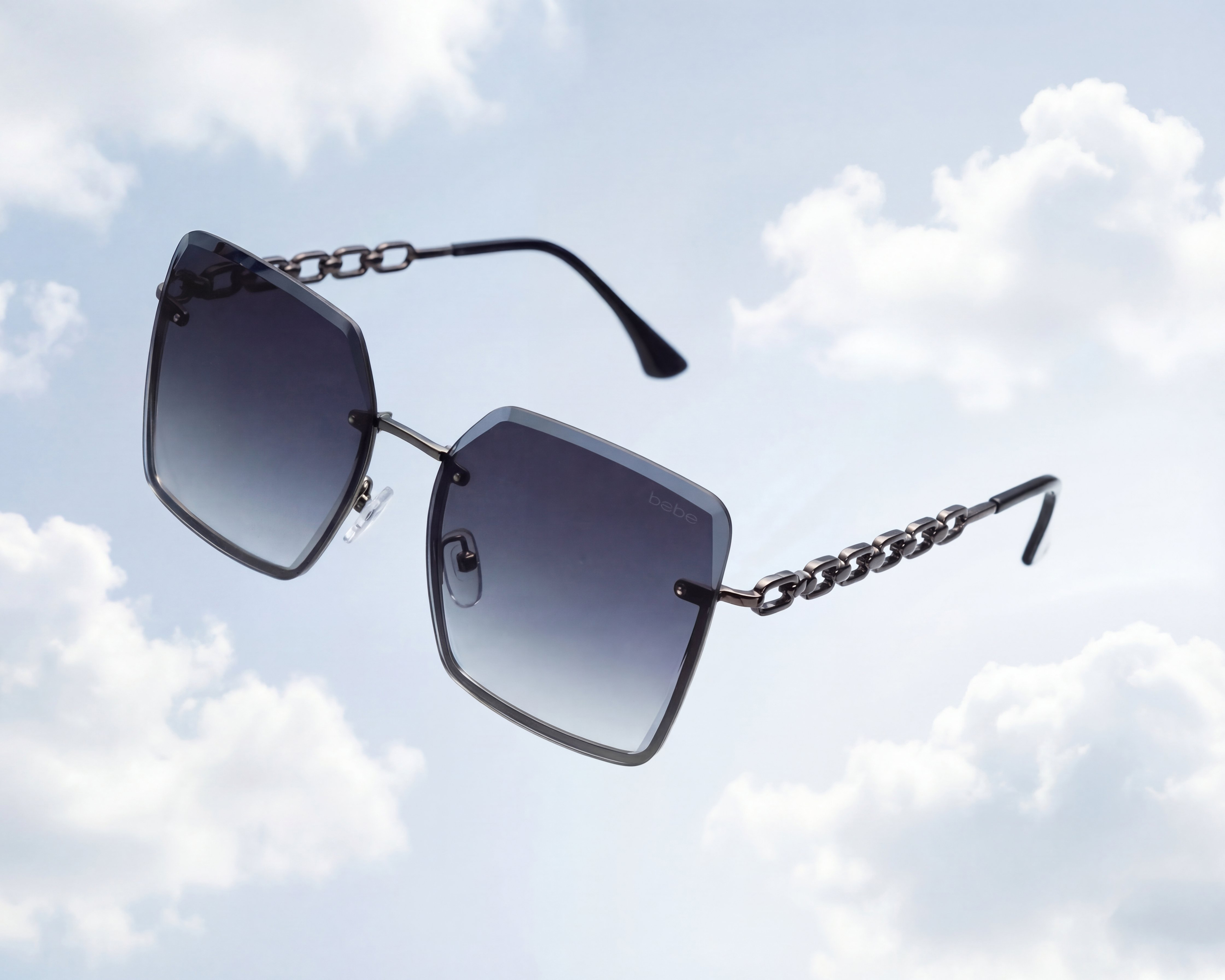 Foto 6 | Foto 6 | Lentes de Sol para Mujer Bebe Cuadrados Plateados