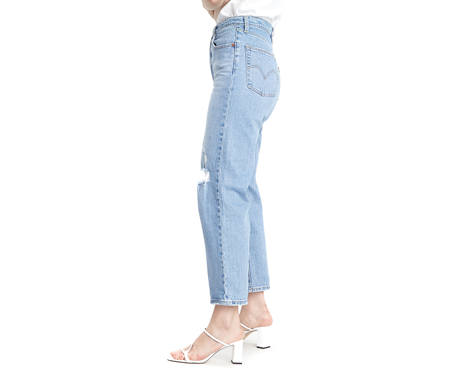 Foto 5 pulgar | Foto 4 | Jeans Levi's Ankle Tango Fade Ribcage Straight para Mujer
