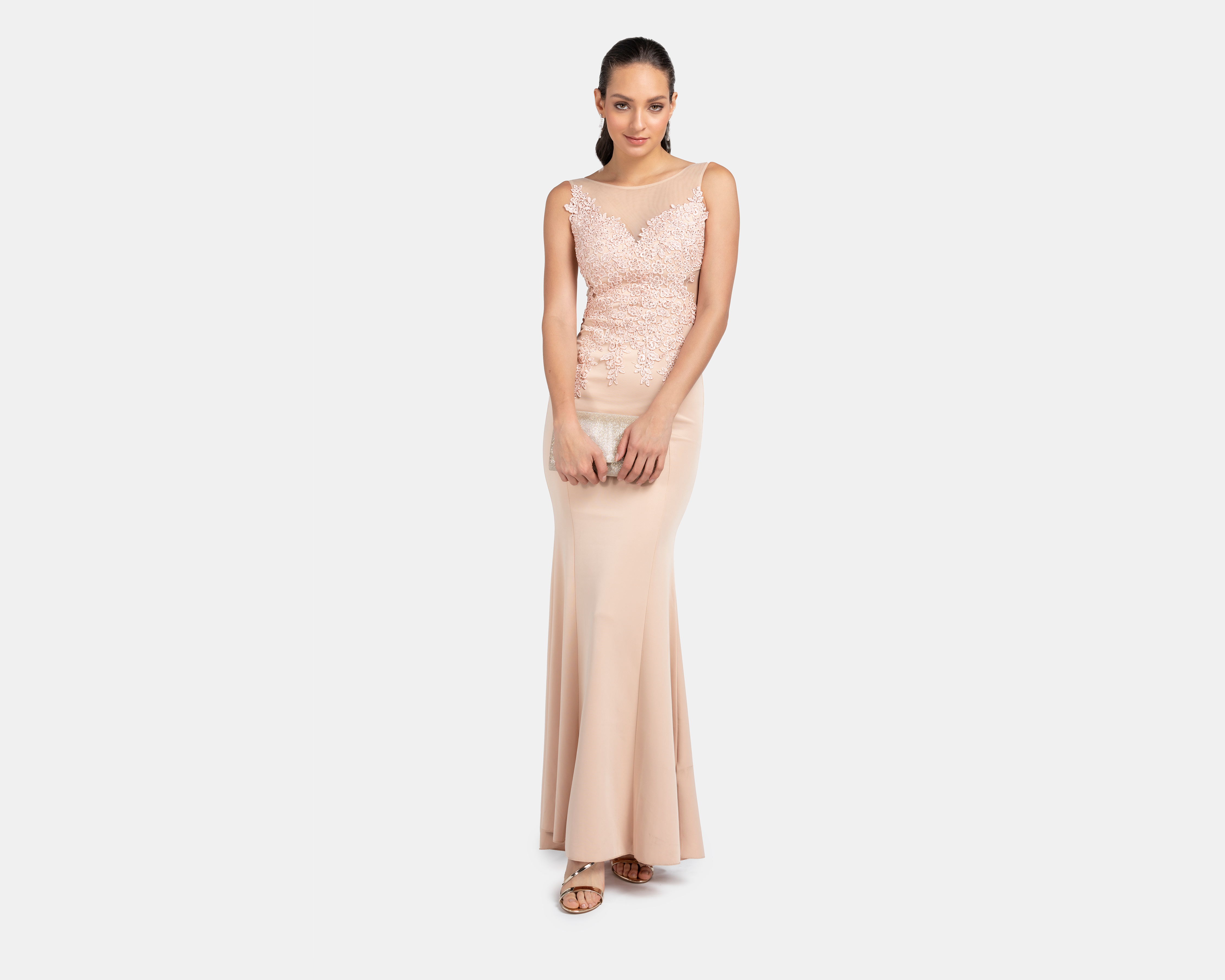 Vestido Meirius de Fiesta Largo sin Mangas