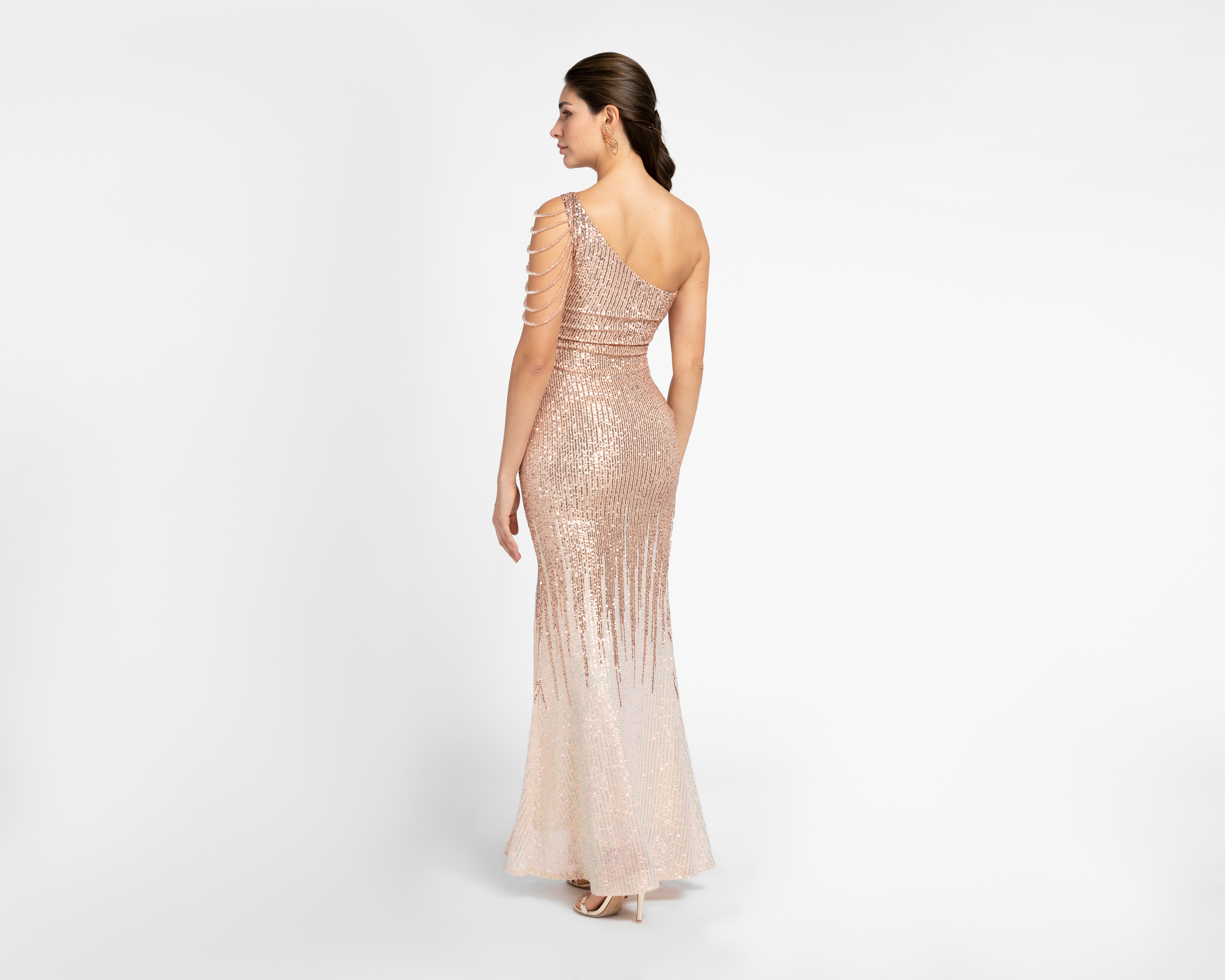 Foto 3 | Foto 3 | Vestido Meirius de Fiesta con Lentejuelas