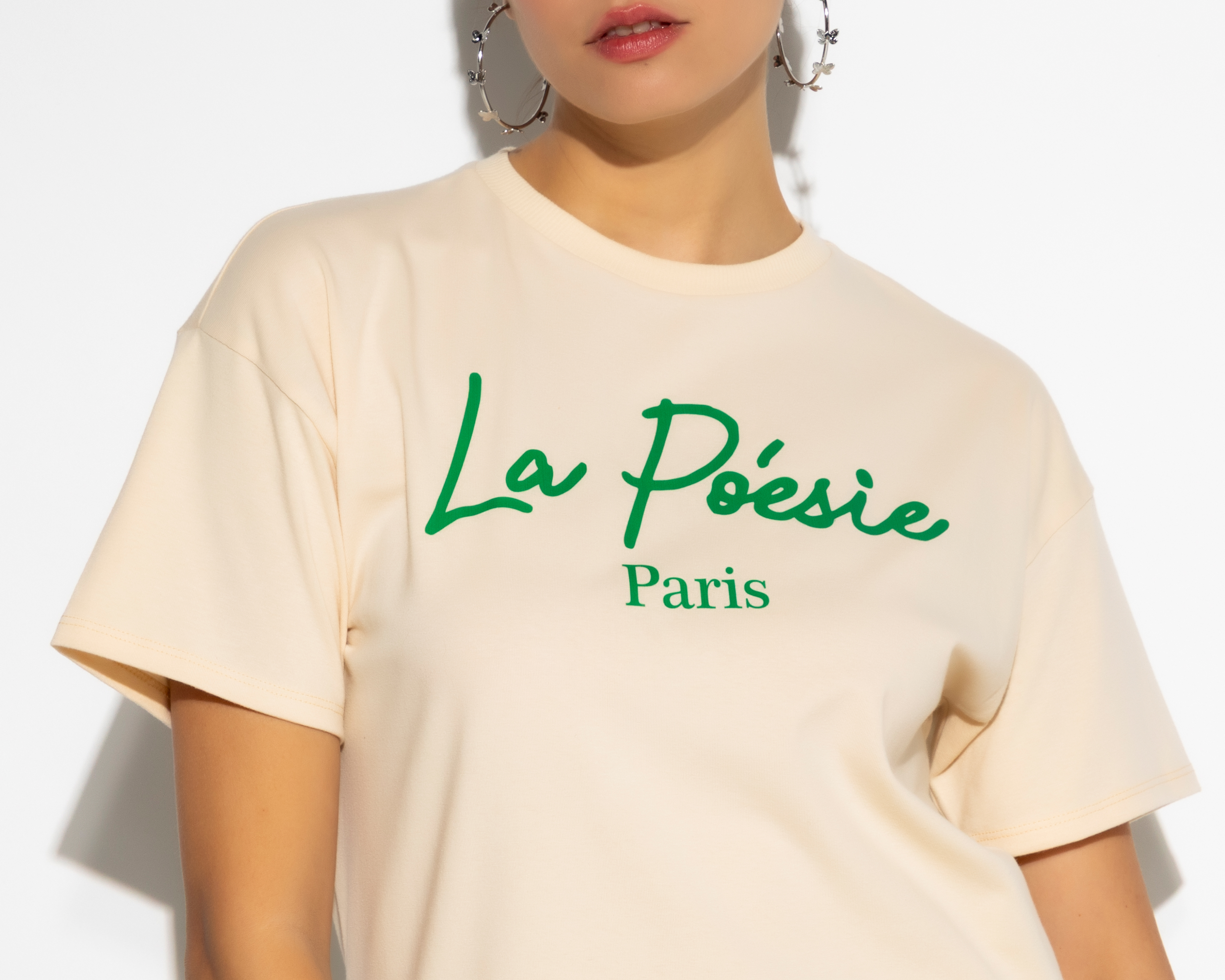 Foto 5 pulgar | Foto 4 | Playera Manga Corta La Poesie Strona para Mujer