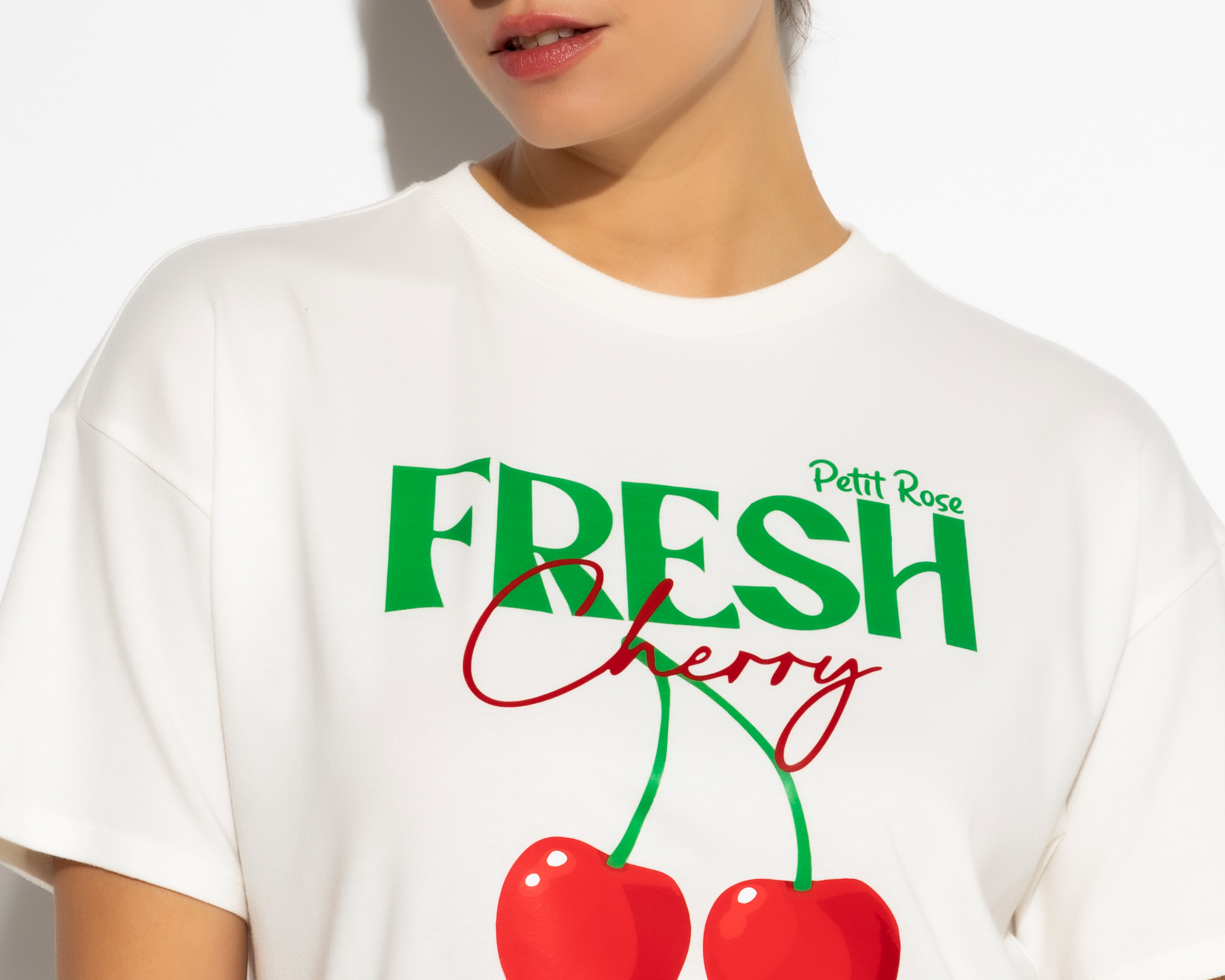 Foto 5 pulgar | Foto 4 | Playera Manga Corta Fresh Cherry Strona para Mujer