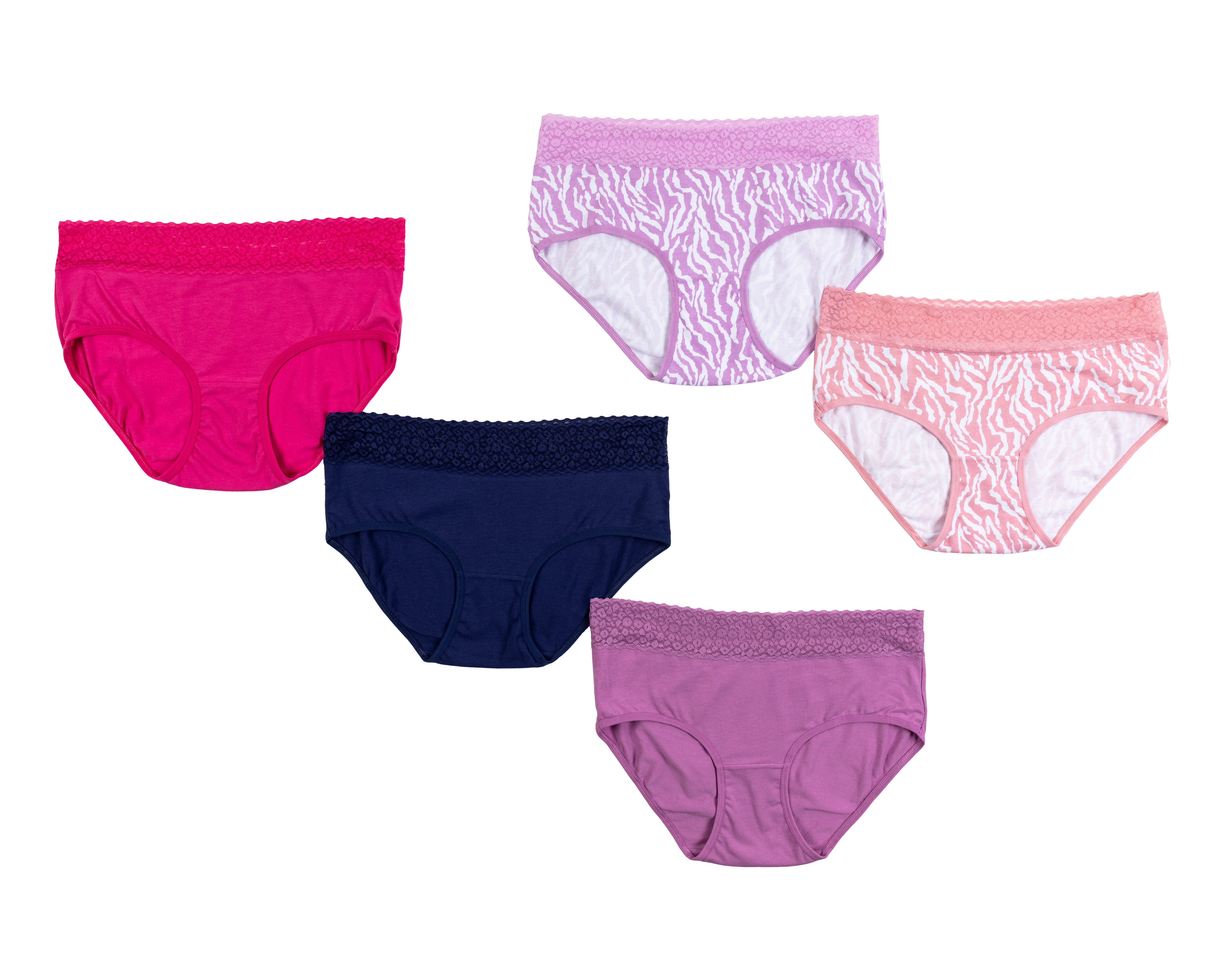 Pantaleta con Encaje Beauty Secret para Mujer 5 Piezas