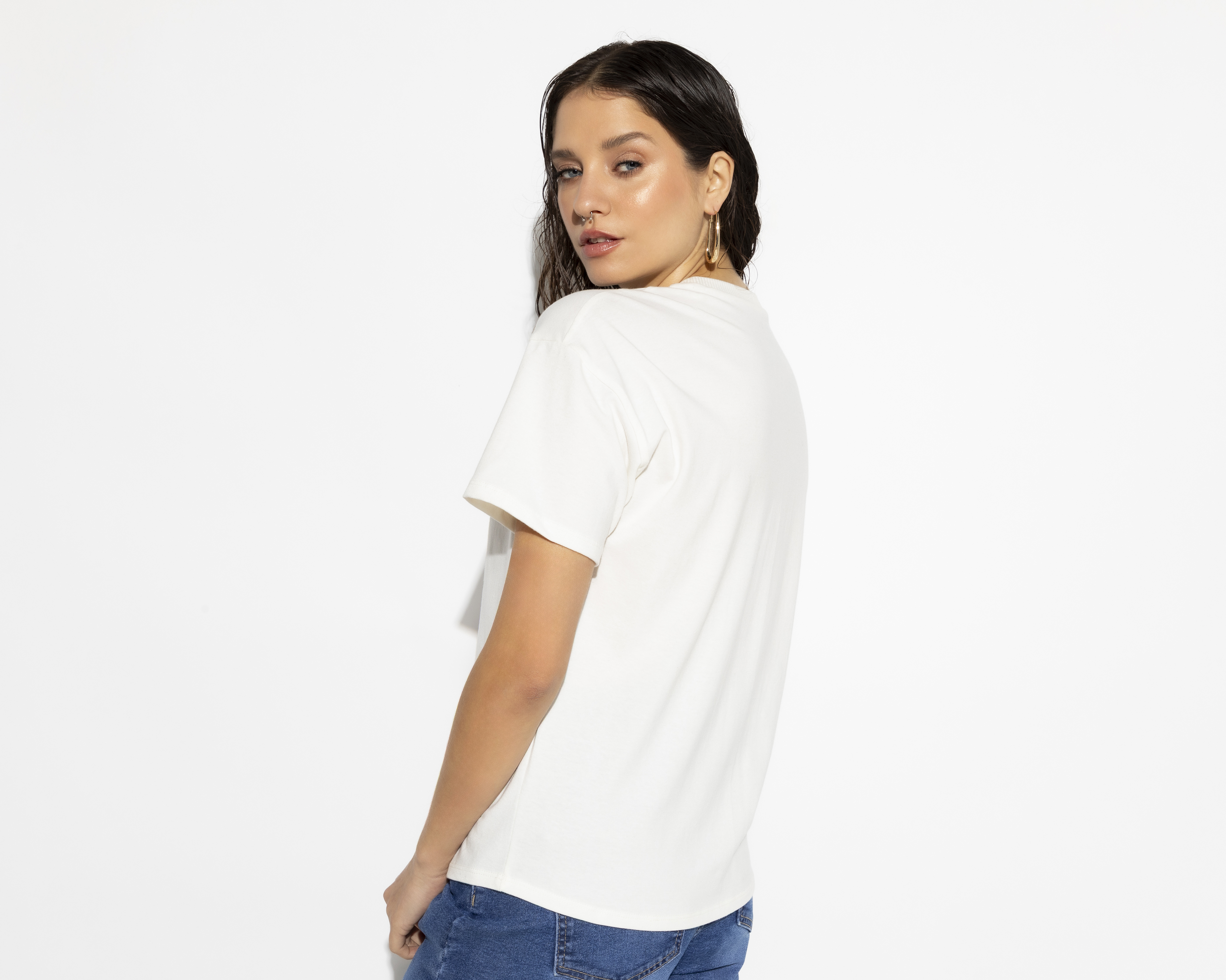 Foto 4 pulgar | Foto 3 | Playera Manga Corta Coffee Club Lover Strona para Mujer