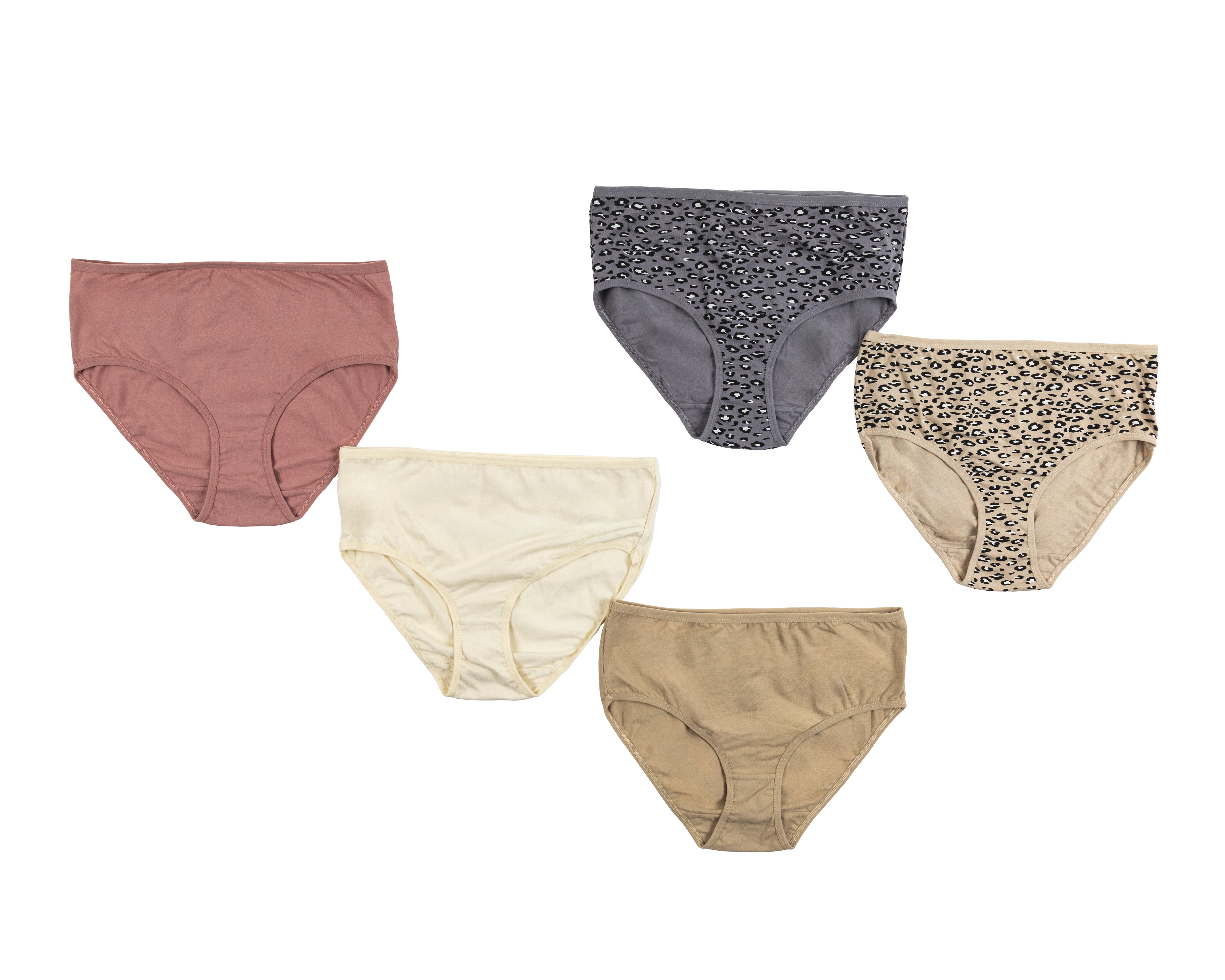 Pantaleta de Algodón Beauty Secret para Mujer 5 Piezas