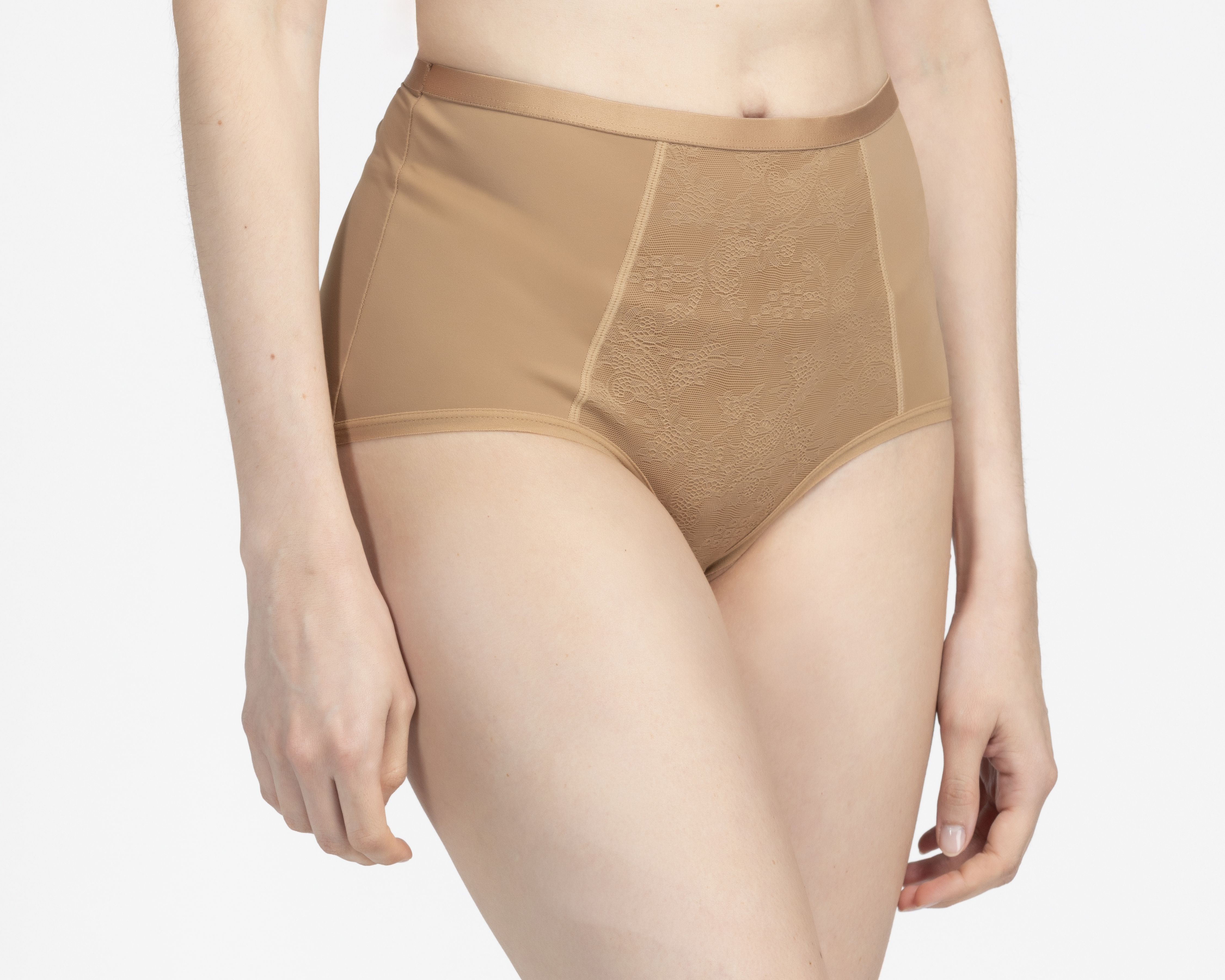Foto 2 | Foto 2 | Pantaleta Completa con Encaje Beauty Secret para Mujer 2 Piezas