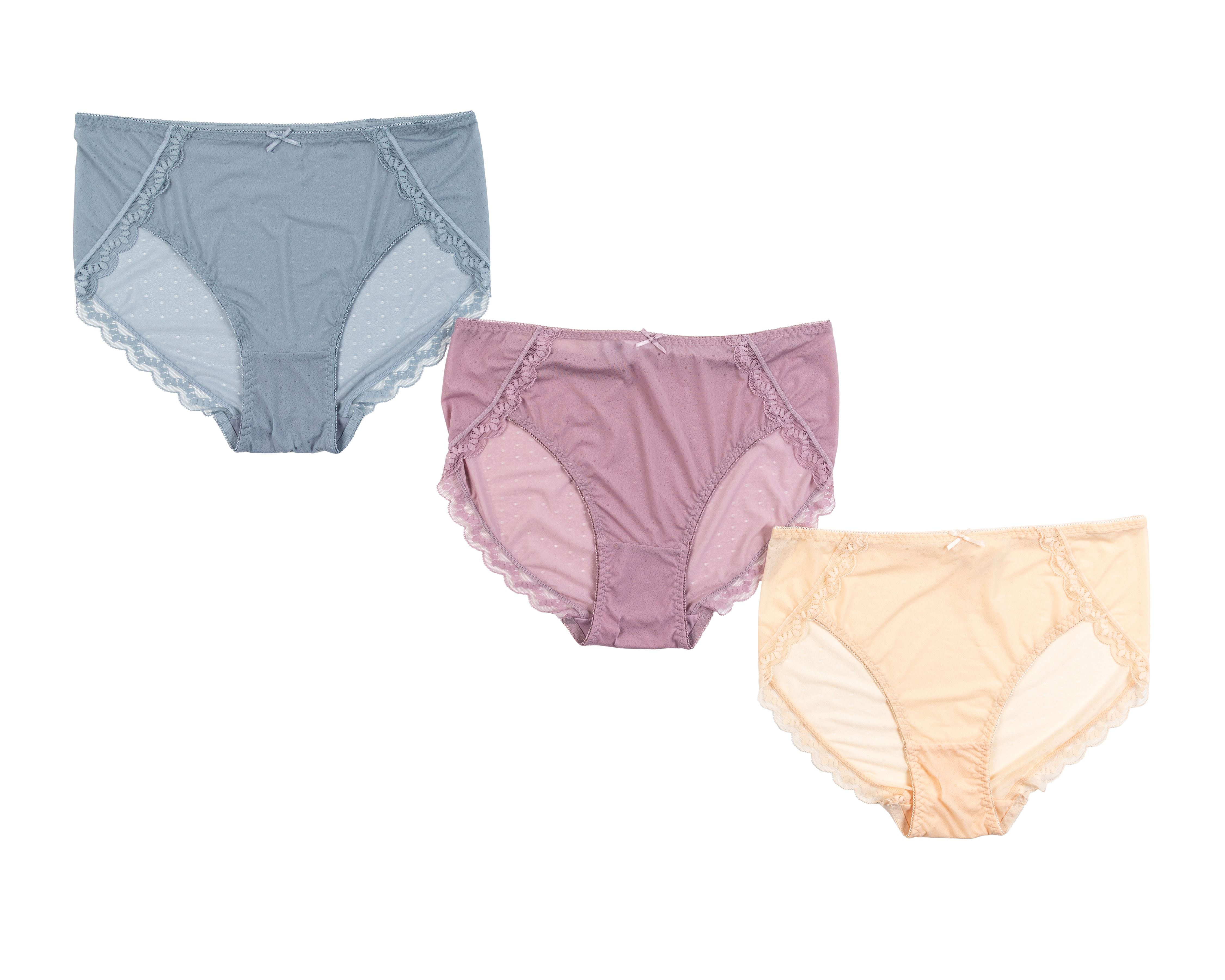 Pantaleta con Encaje Eva Tu Estilo Íntimo para Mujer 3 Piezas