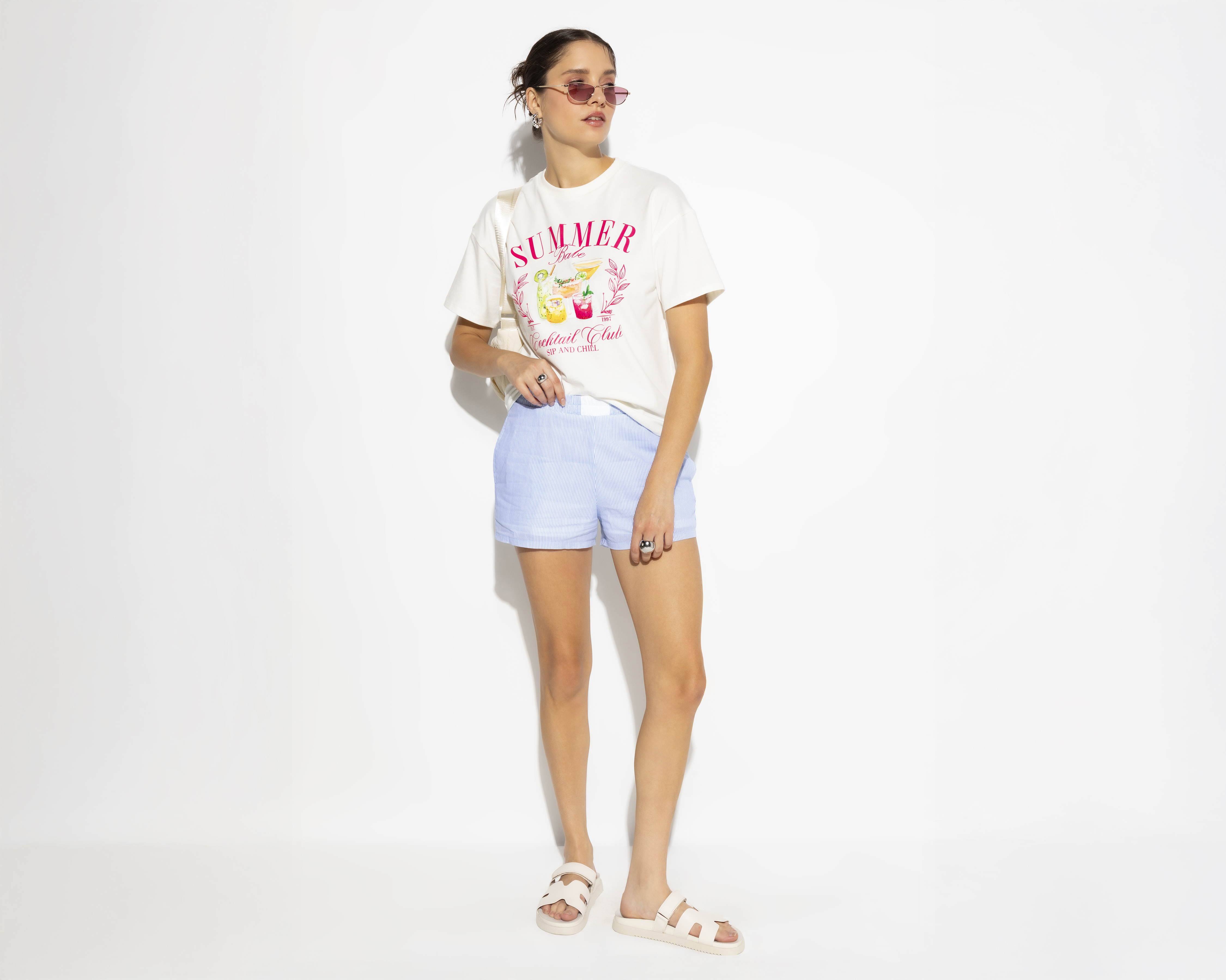 Foto 1 | Foto 1 | Playera Manga Corta Cocktail Club Strona para Mujer