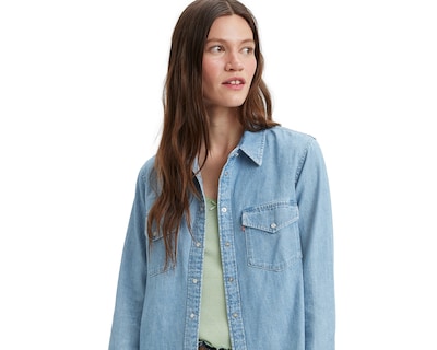 Foto 5 | Foto 5 | Camisa Levi's Essential Western de Algodón para Mujer