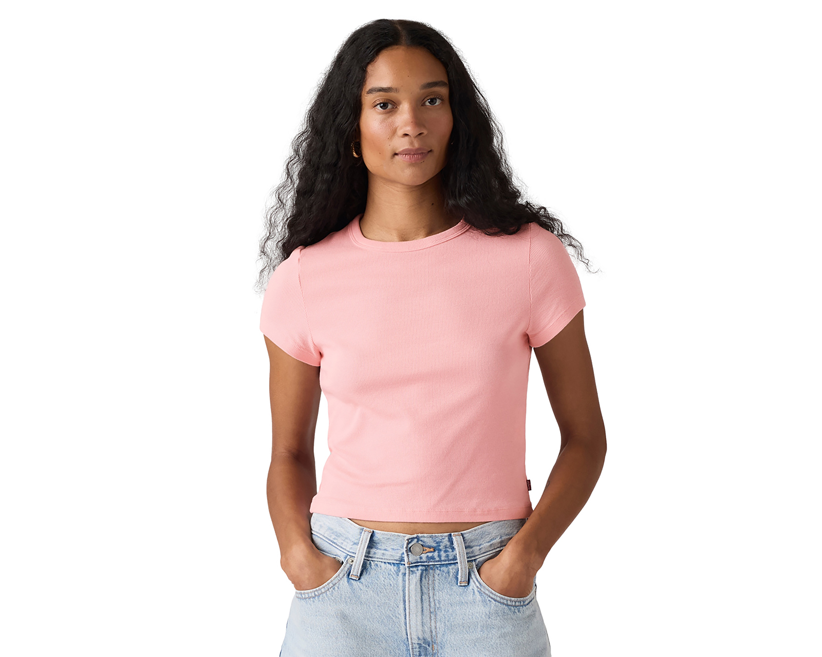 Foto 4 pulgar | Foto 3 | Playera Rosa Levi's para Mujer