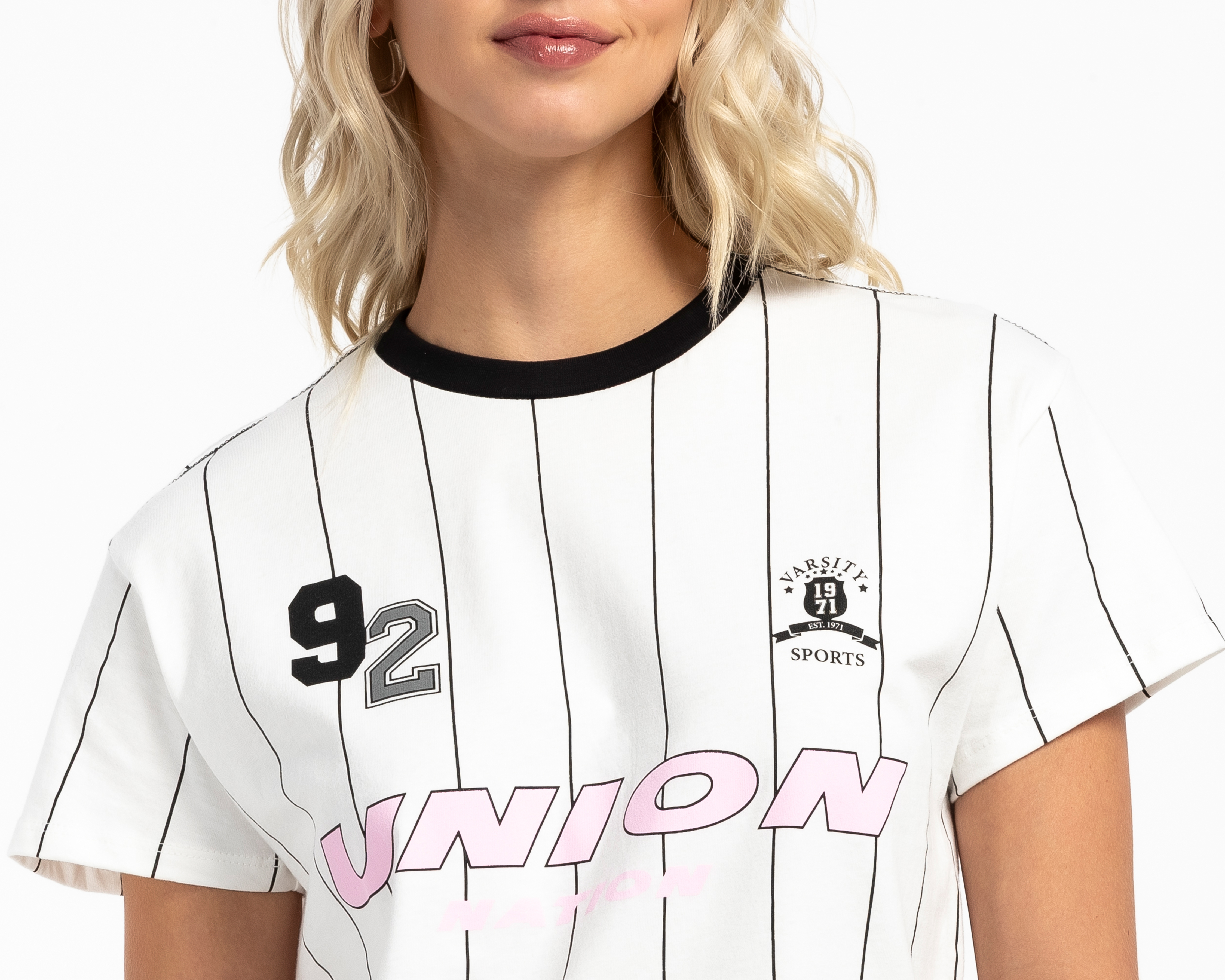 Foto 4 | Foto 4 | Playera de Cuello Redondo Refill para Mujer