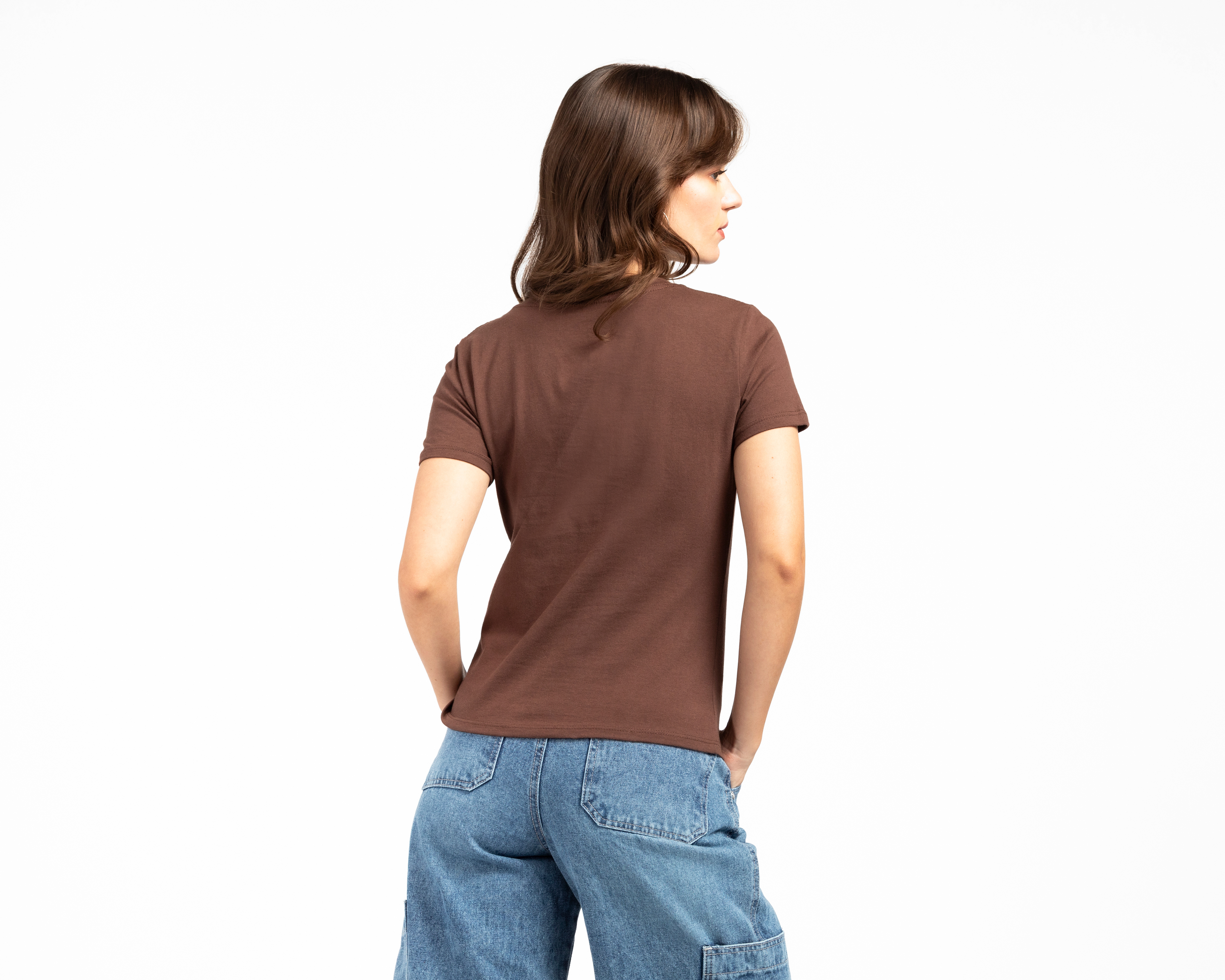 Foto 3 | Foto 3 | Playera de Cuello Redondo Refill para Mujer