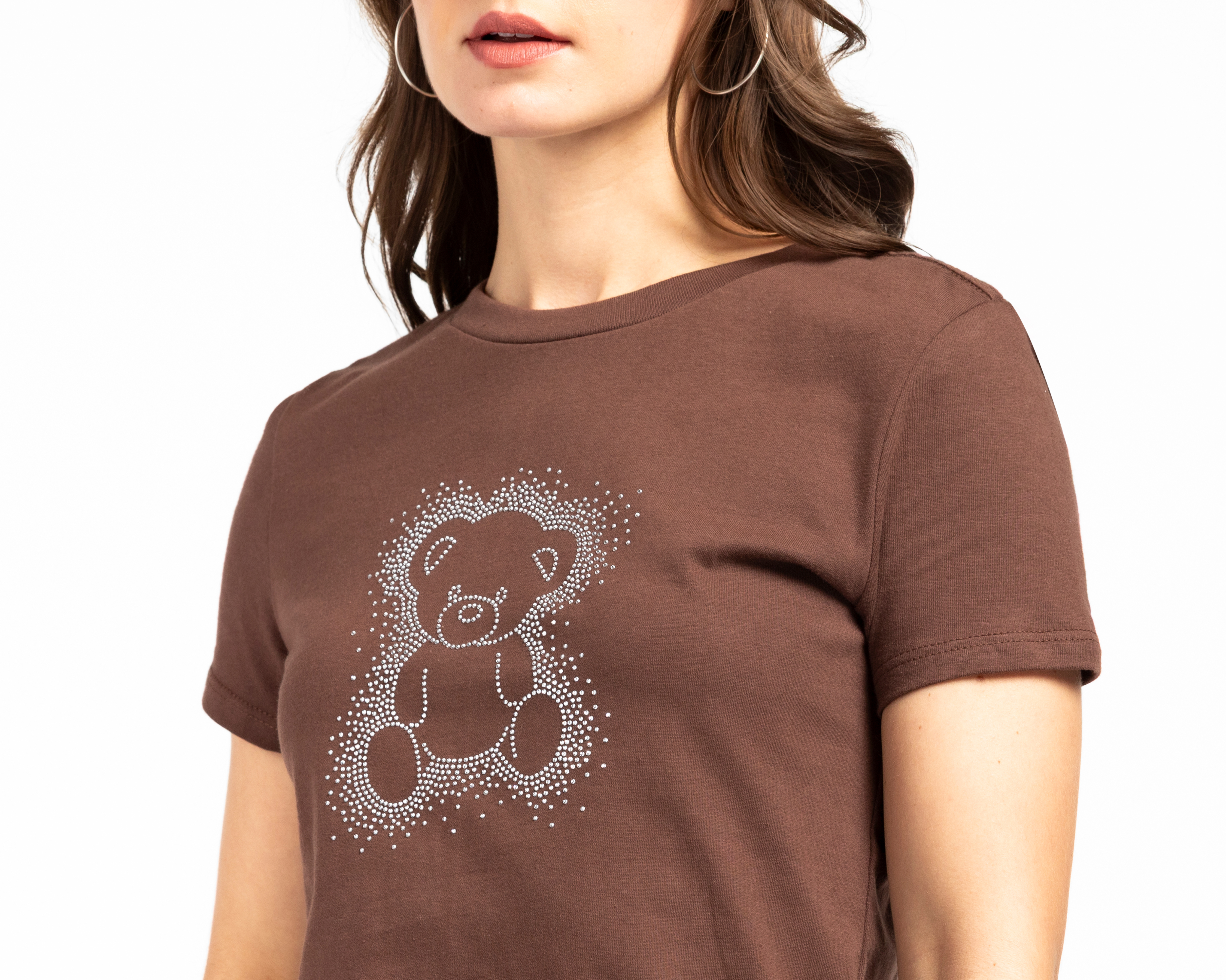 Foto 5 pulgar | Foto 4 | Playera de Cuello Redondo Refill para Mujer