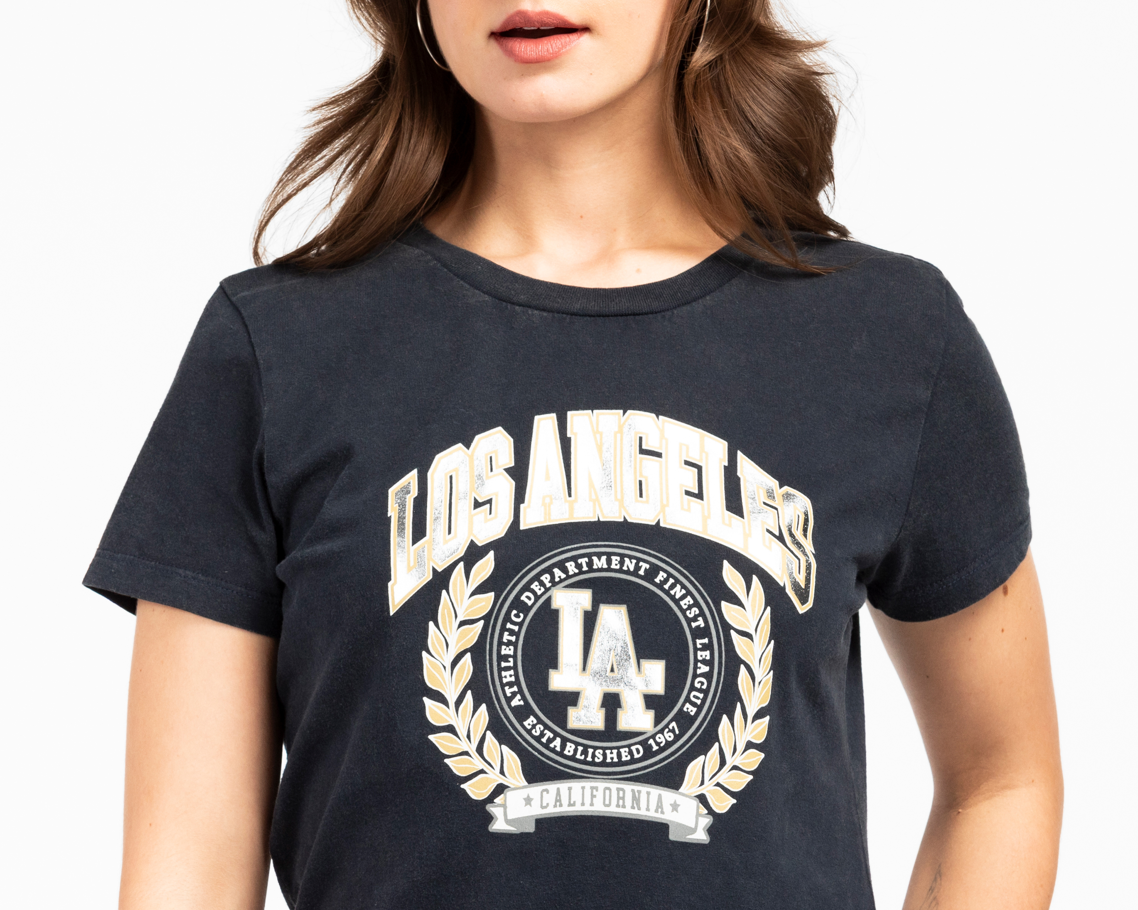 Foto 5 | Foto 5 | Playera de Cuello Redondo Refill para Mujer