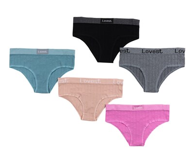 Foto 1 | Foto 1 | Pantaleta Multicolor Lovest para Mujer 5 Piezas