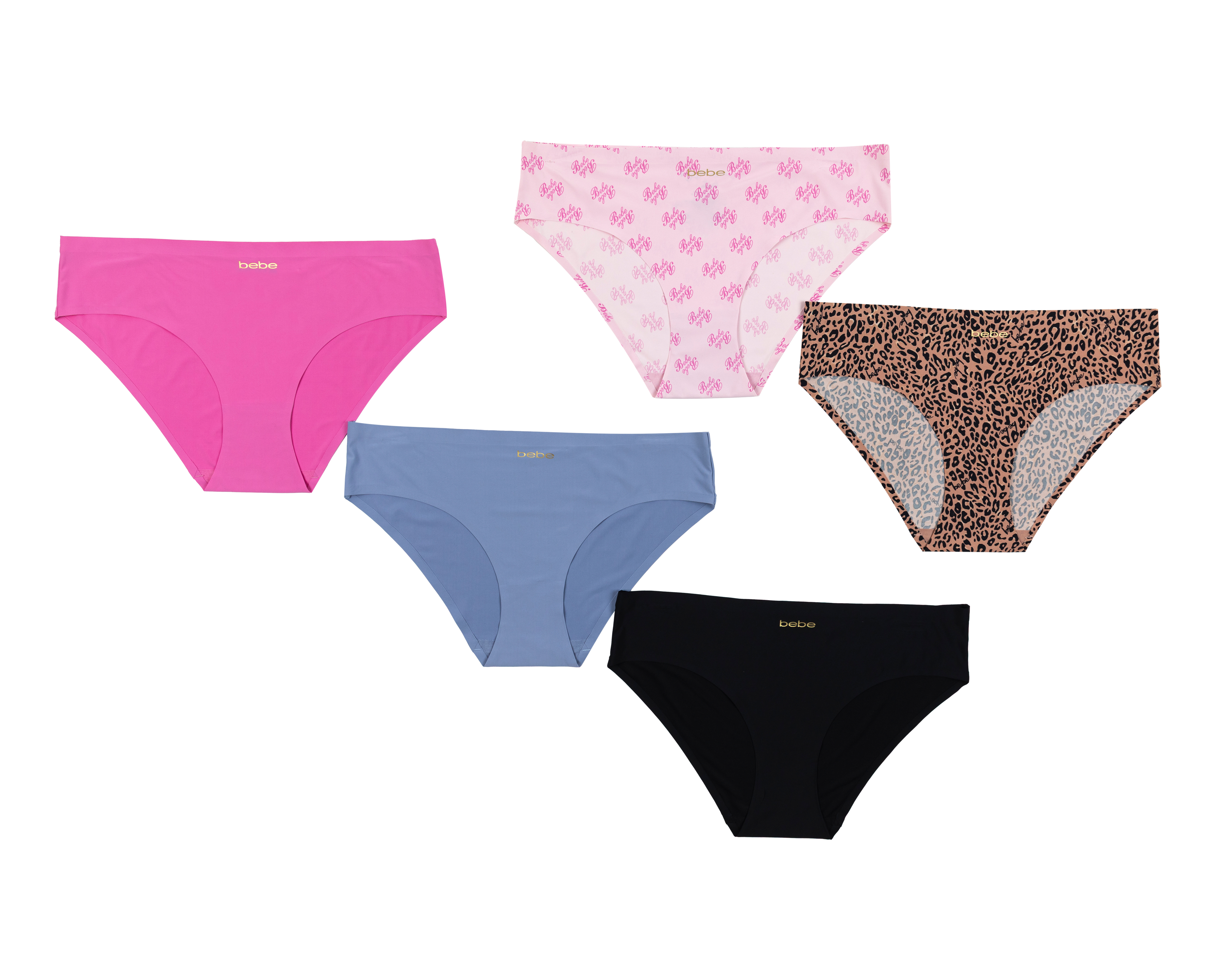 Bikini Seamless Bebe para Mujer 5 Piezas