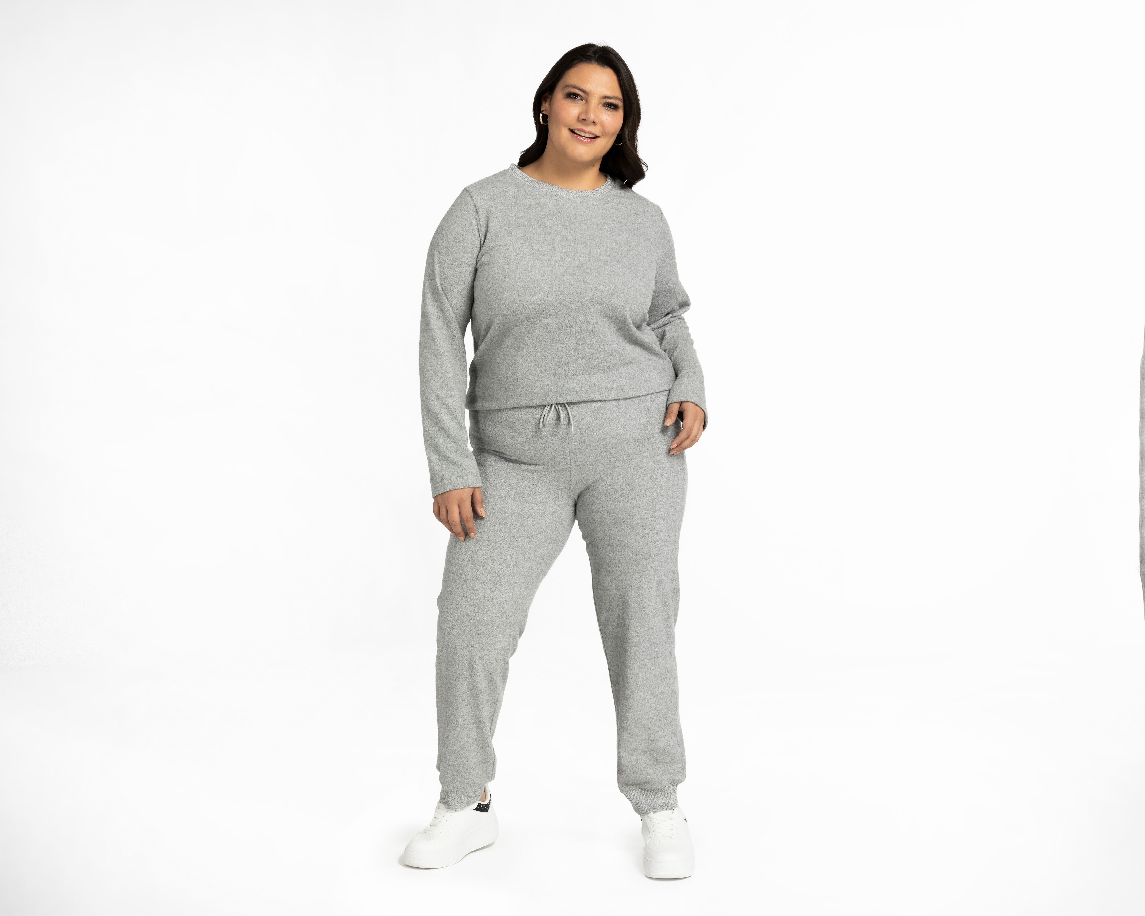 Foto 2 pulgar | Foto 1 | Pants y Sudadera Lady Sun Gris
