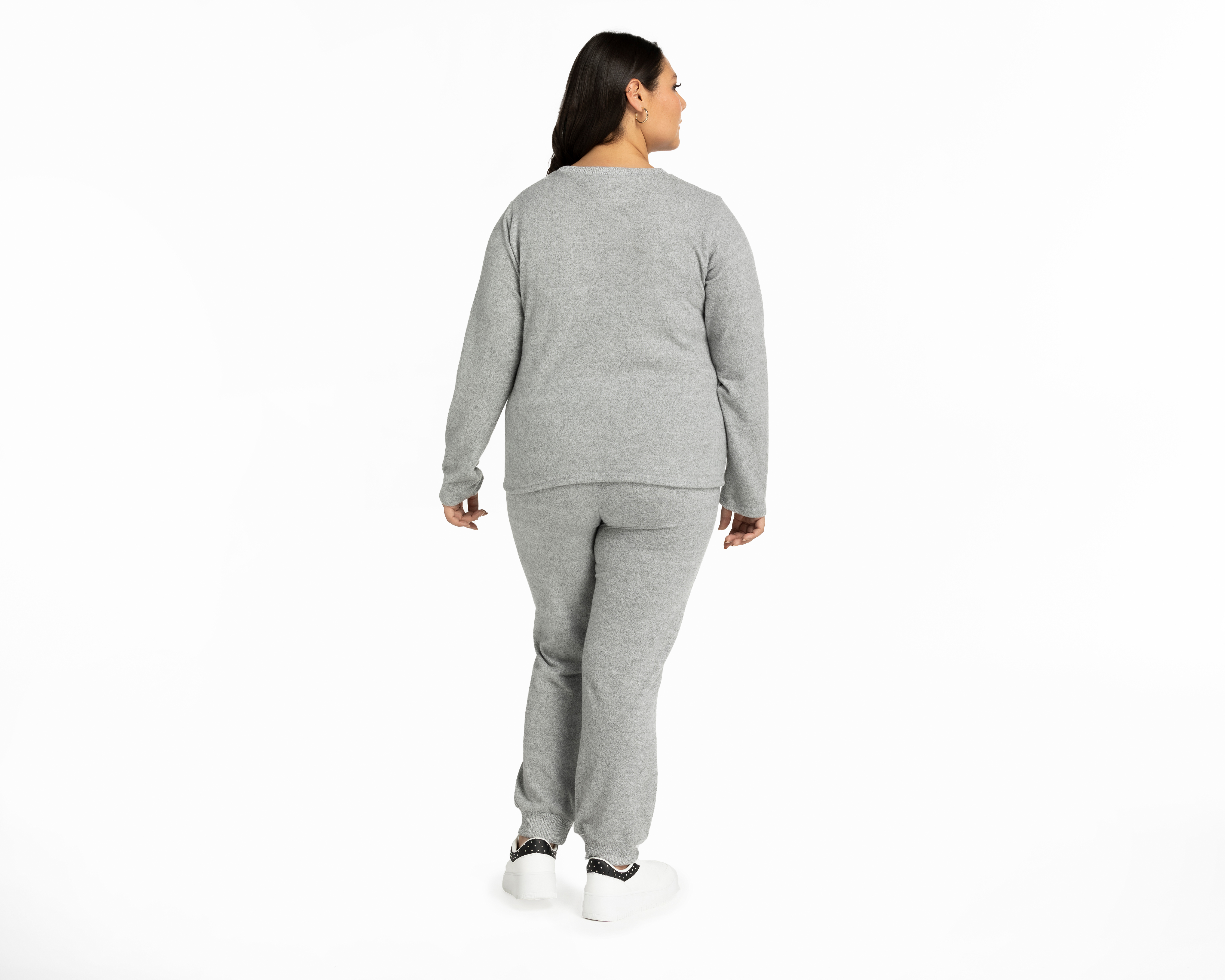 Foto 4 pulgar | Foto 3 | Pants y Sudadera Lady Sun Gris