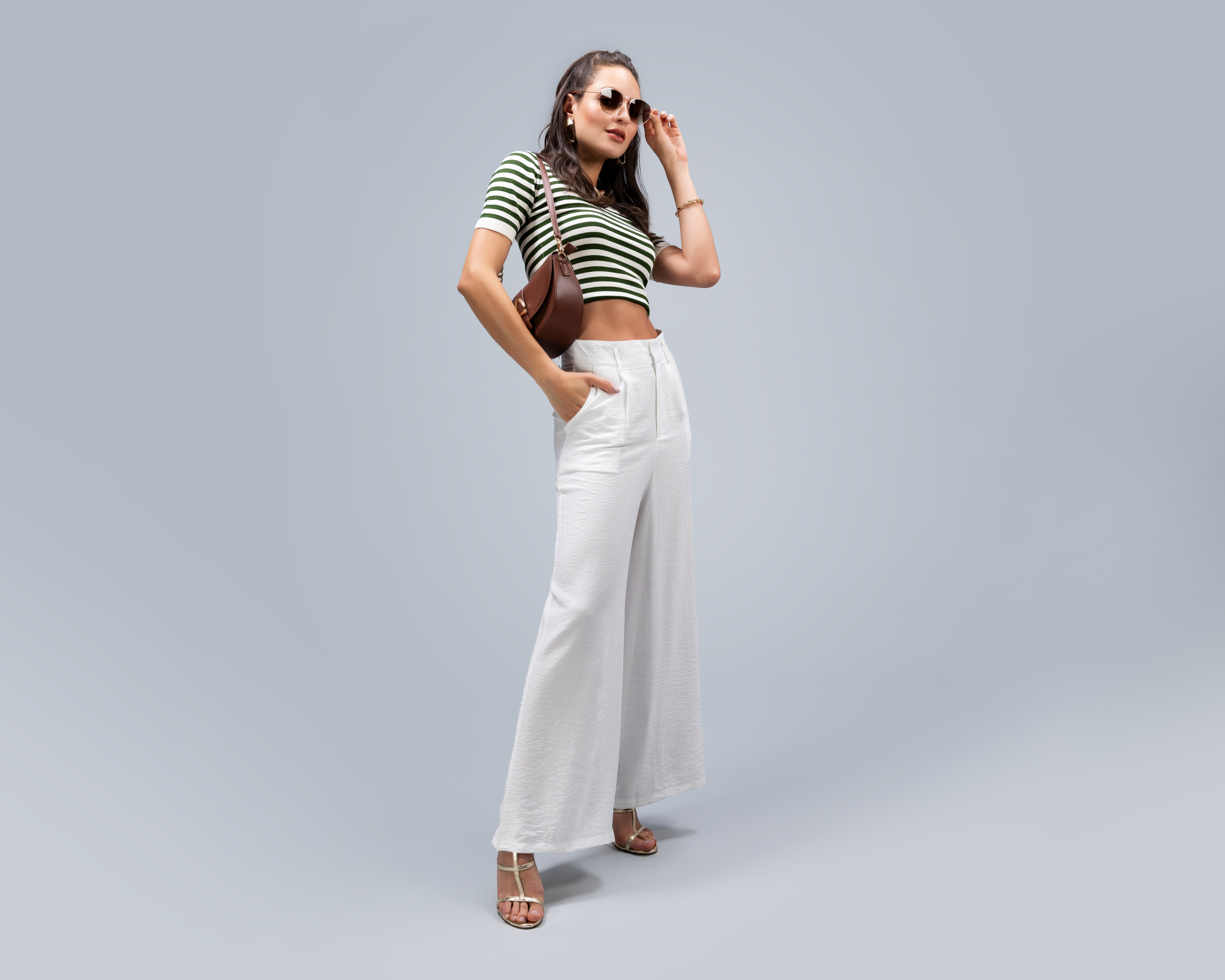 Foto 1 | Foto 1 | Playera a Rayas Jennifer Lopez para Mujer