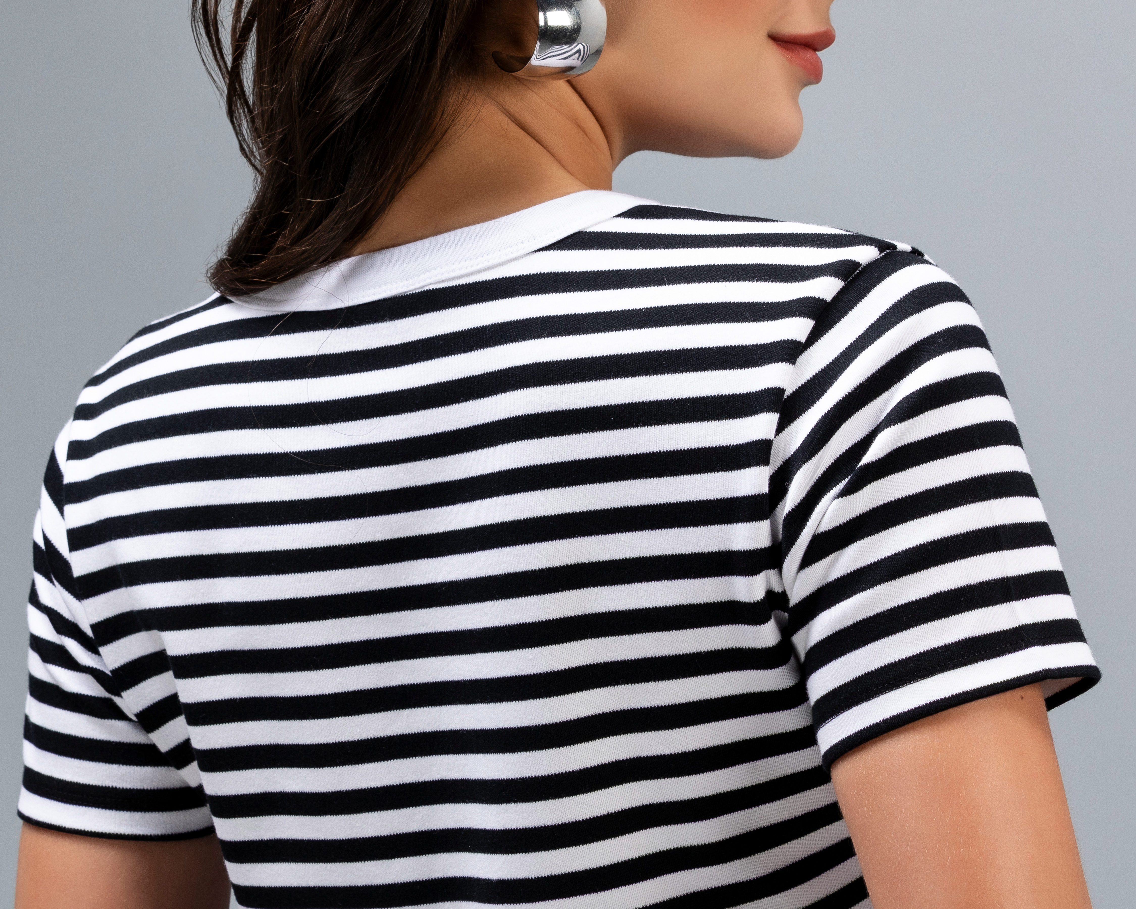 Foto 5 | Foto 5 | Playera a Rayas Jennifer Lopez para Mujer