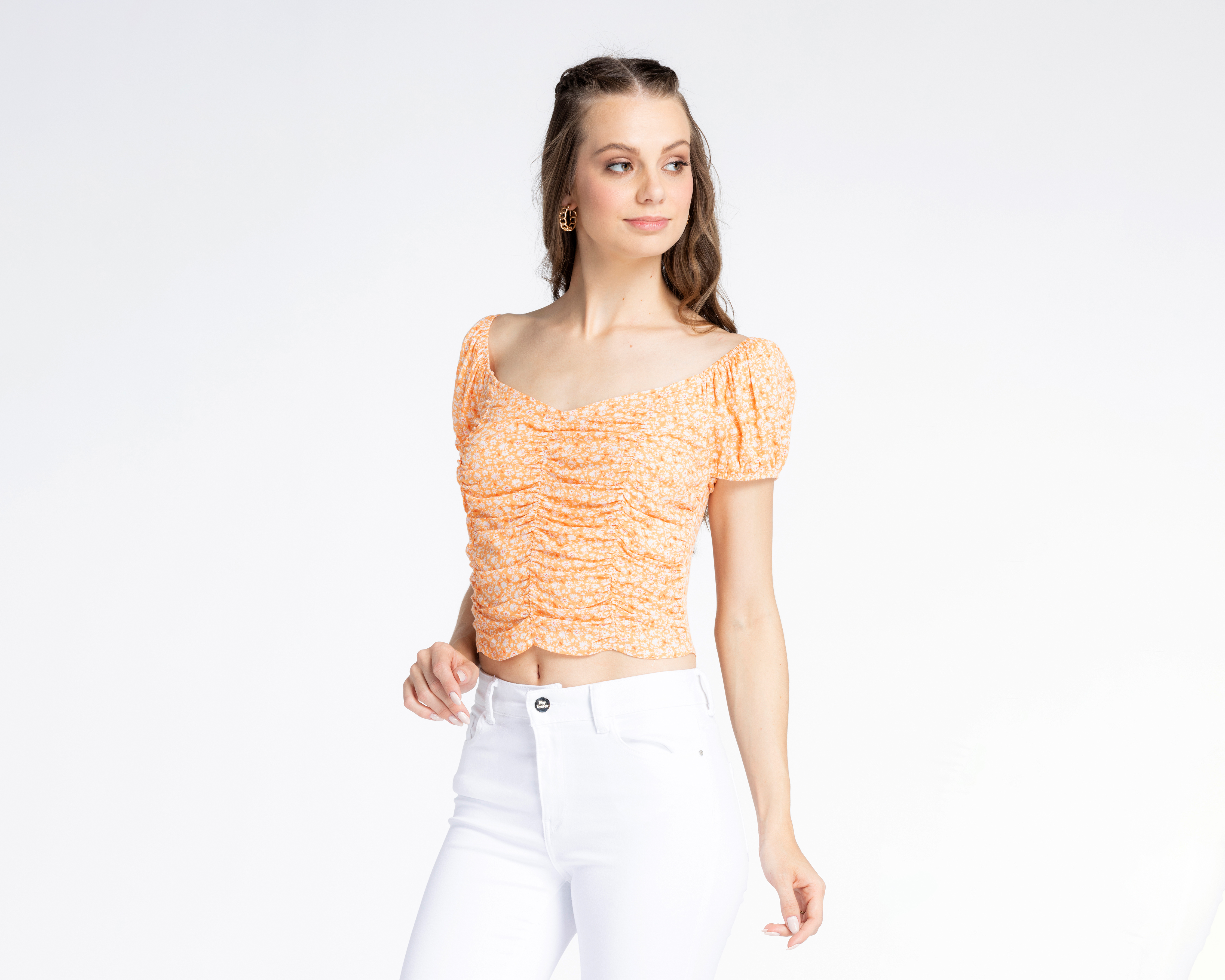 Blusa 18 Forever Floral con Zurcido