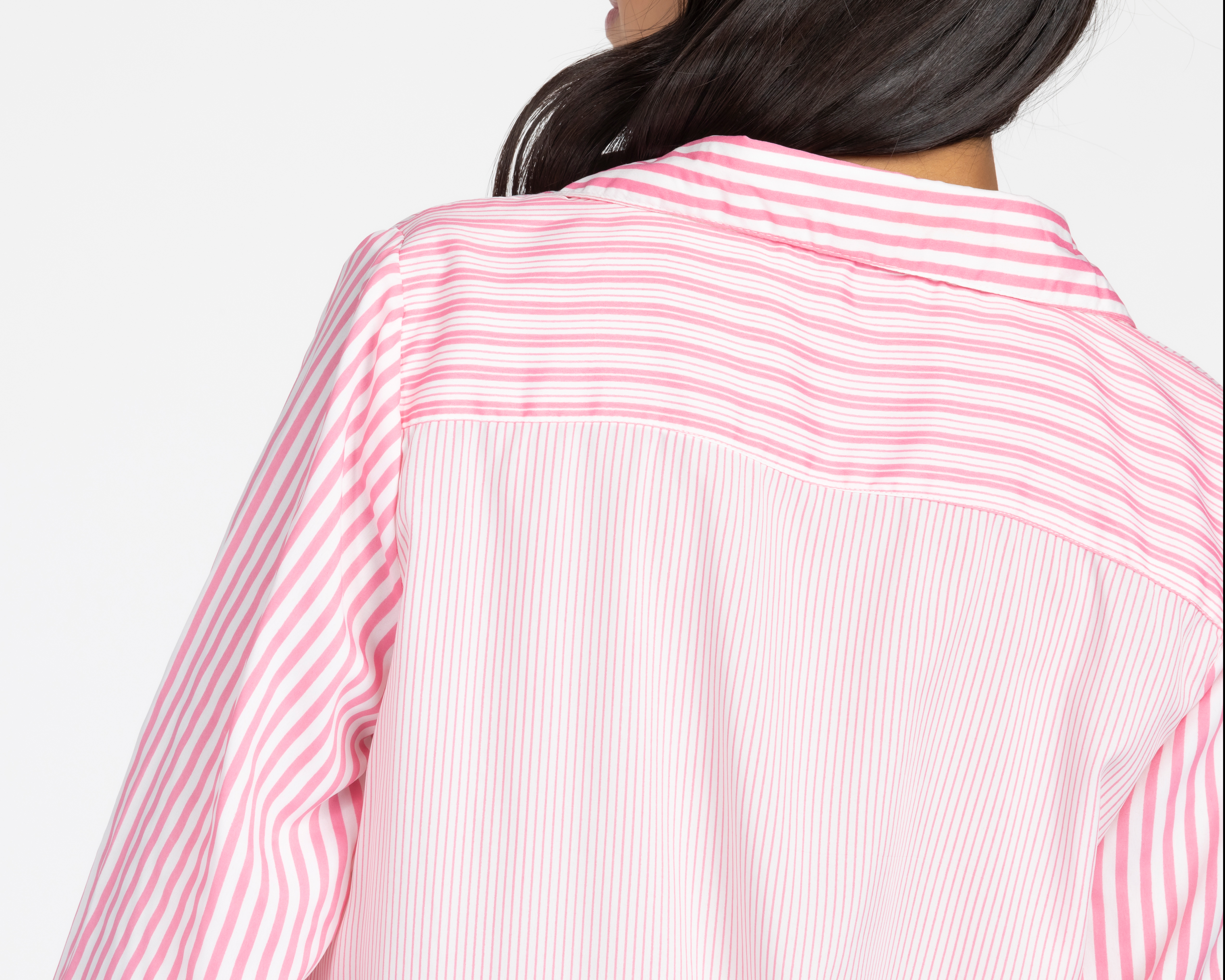 Foto 6 pulgar | Foto 5 | Blusa Refill Manga Larga a Rayas con Botones