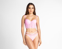 Coordinado de Encaje Eva tu Estilo Íntimo Copa Completa para Mujer 2 Pack