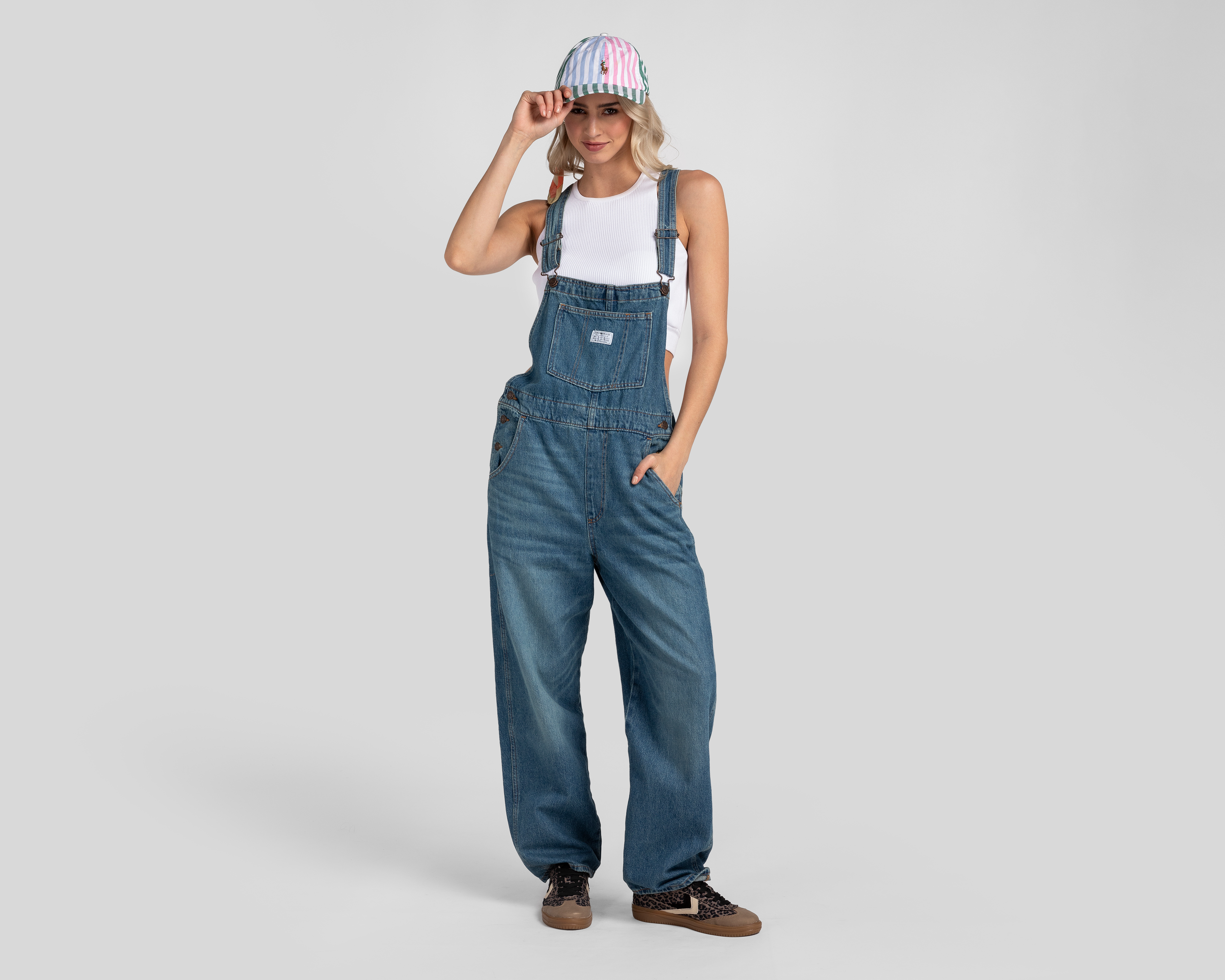 Foto 2 | Foto 2 | Jumper Casual Levi's Azul con Tirantes Juvenil