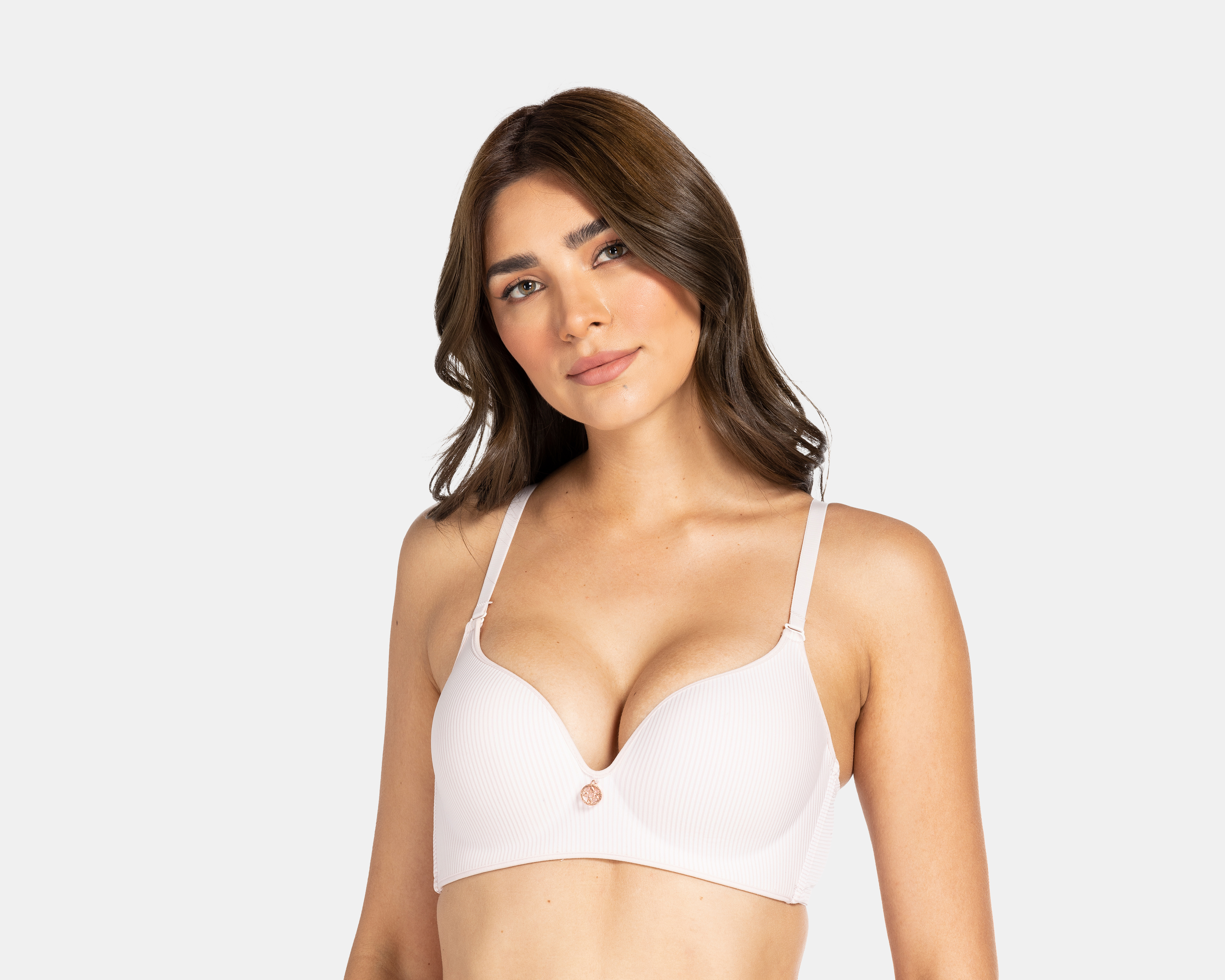 Foto 2 | Foto 2 | Brasier con Varilla Beauty Secret Media Copa para Mujer 3 Pack