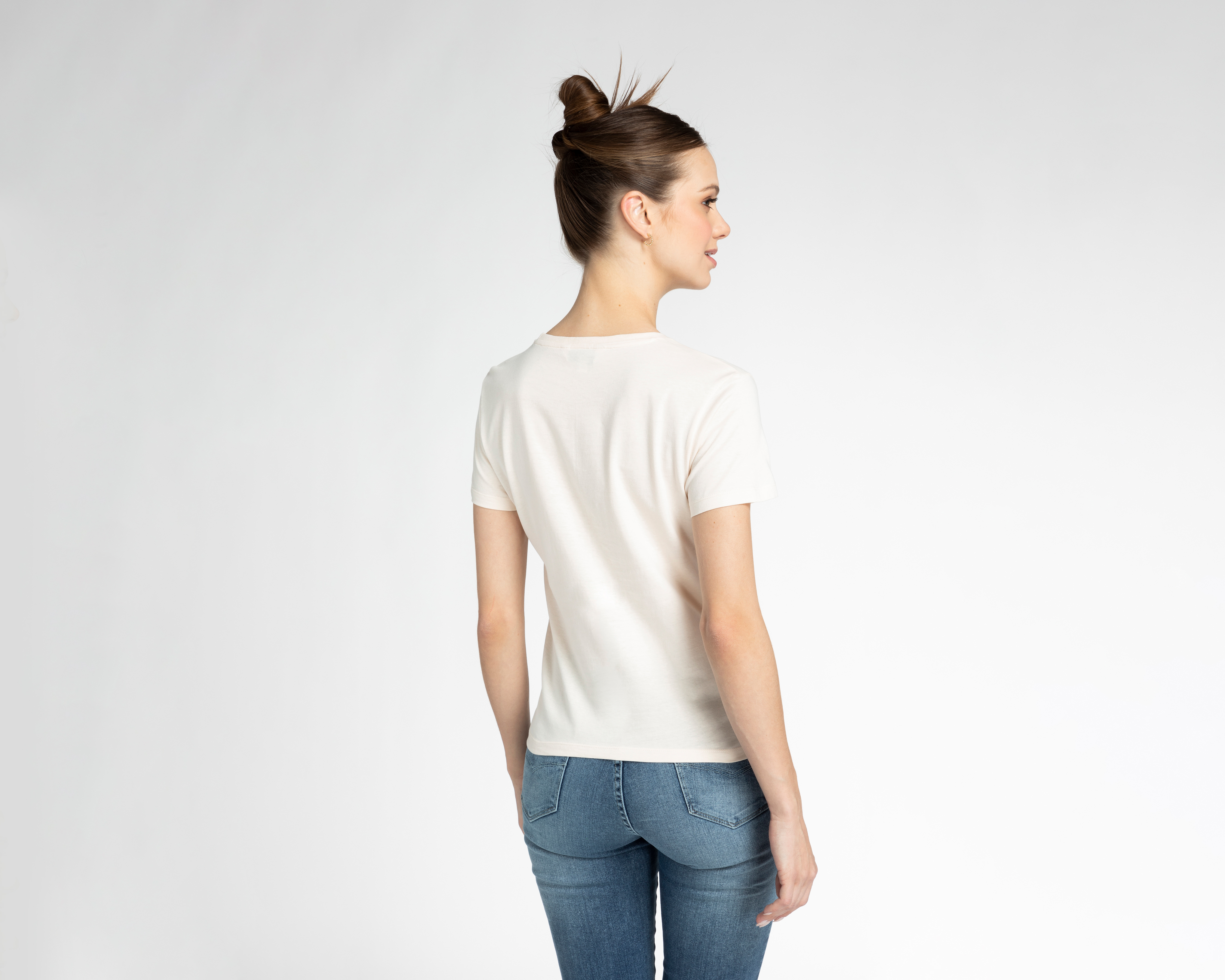 Foto 4 pulgar | Foto 3 | Playera Refill Manga Corta con Estampado