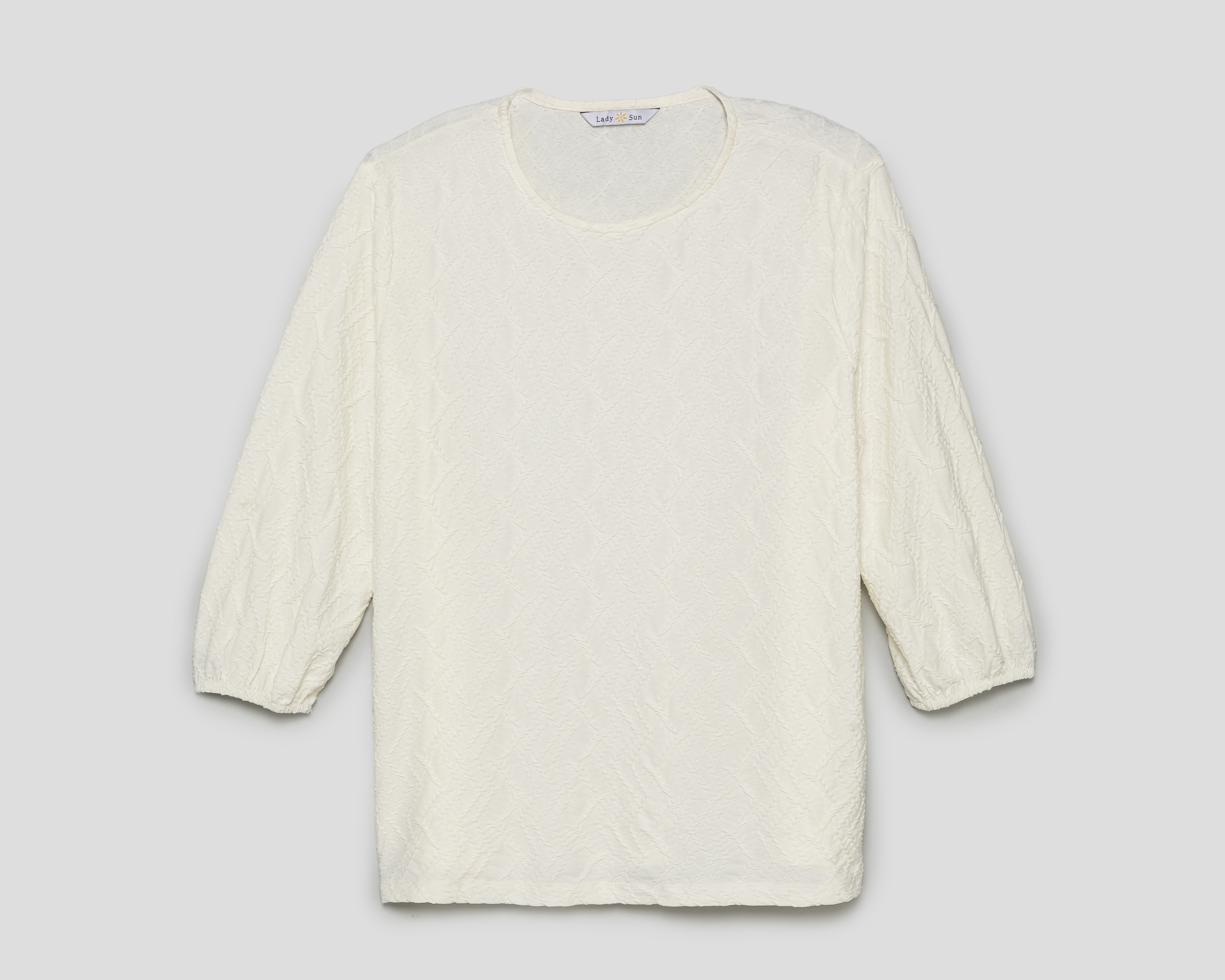 Foto 2 pulgar | Foto 1 | Blusa Cuello Redondo Lady Sun para Mujer