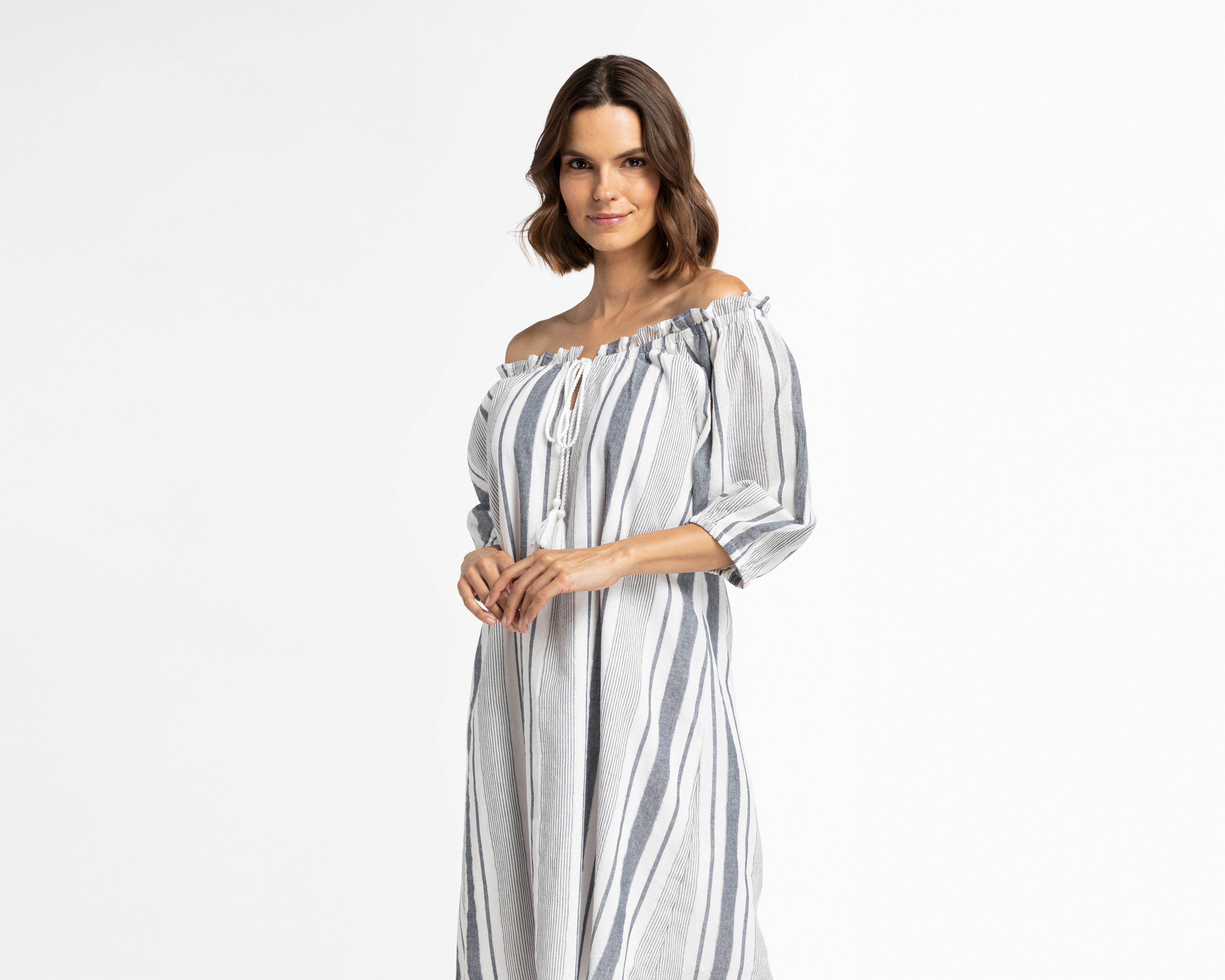 Foto 4 | Foto 4 | Vestido Lady Sun Casual a Rayas Corto