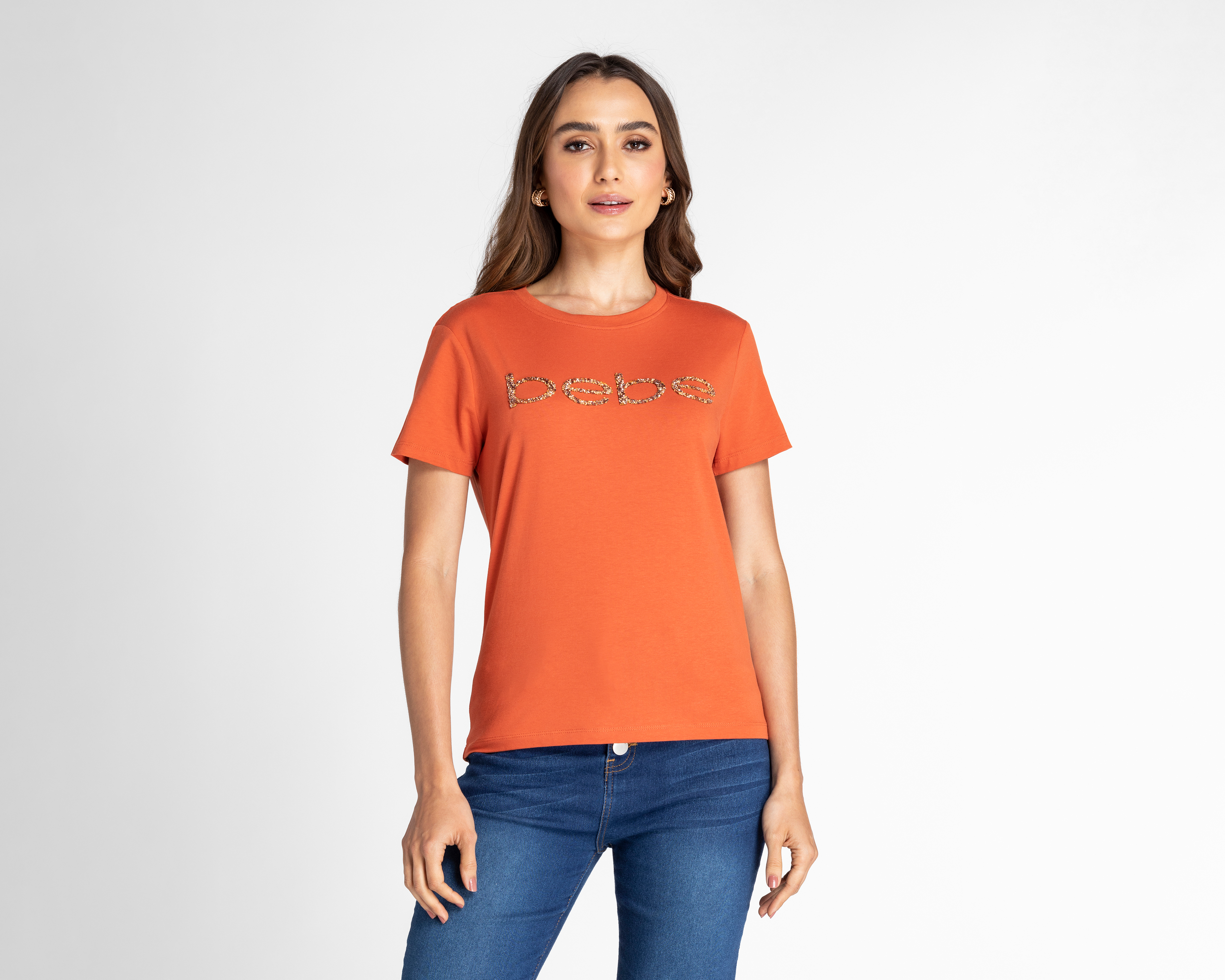 Foto 1 | Foto 1 | Playera Bebe Manga Corta con Pedrería