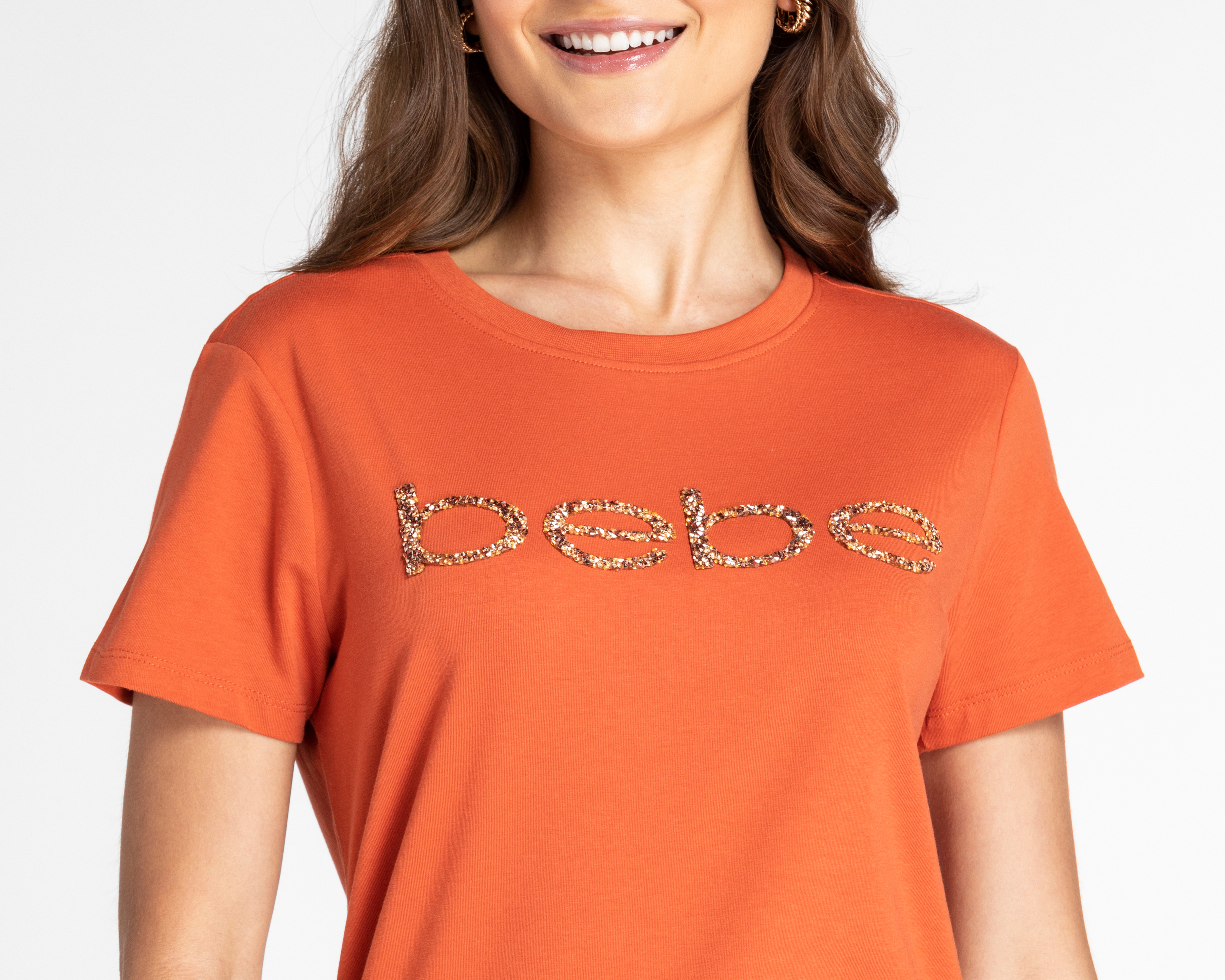 Foto 5 pulgar | Foto 4 | Playera Bebe Manga Corta con Pedrería