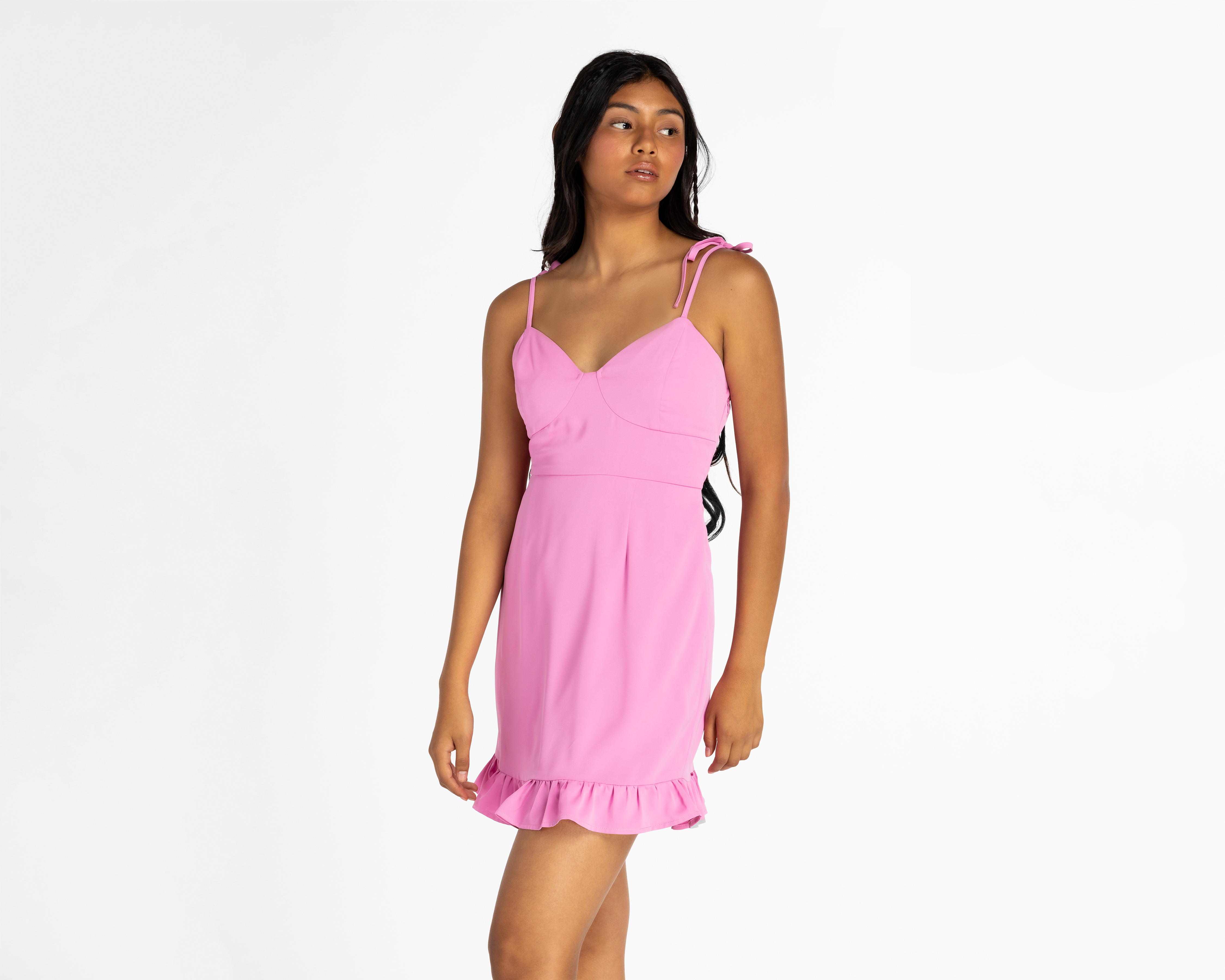 Foto 5 pulgar | Foto 4 | Vestido 18 Forever Casual Rosa