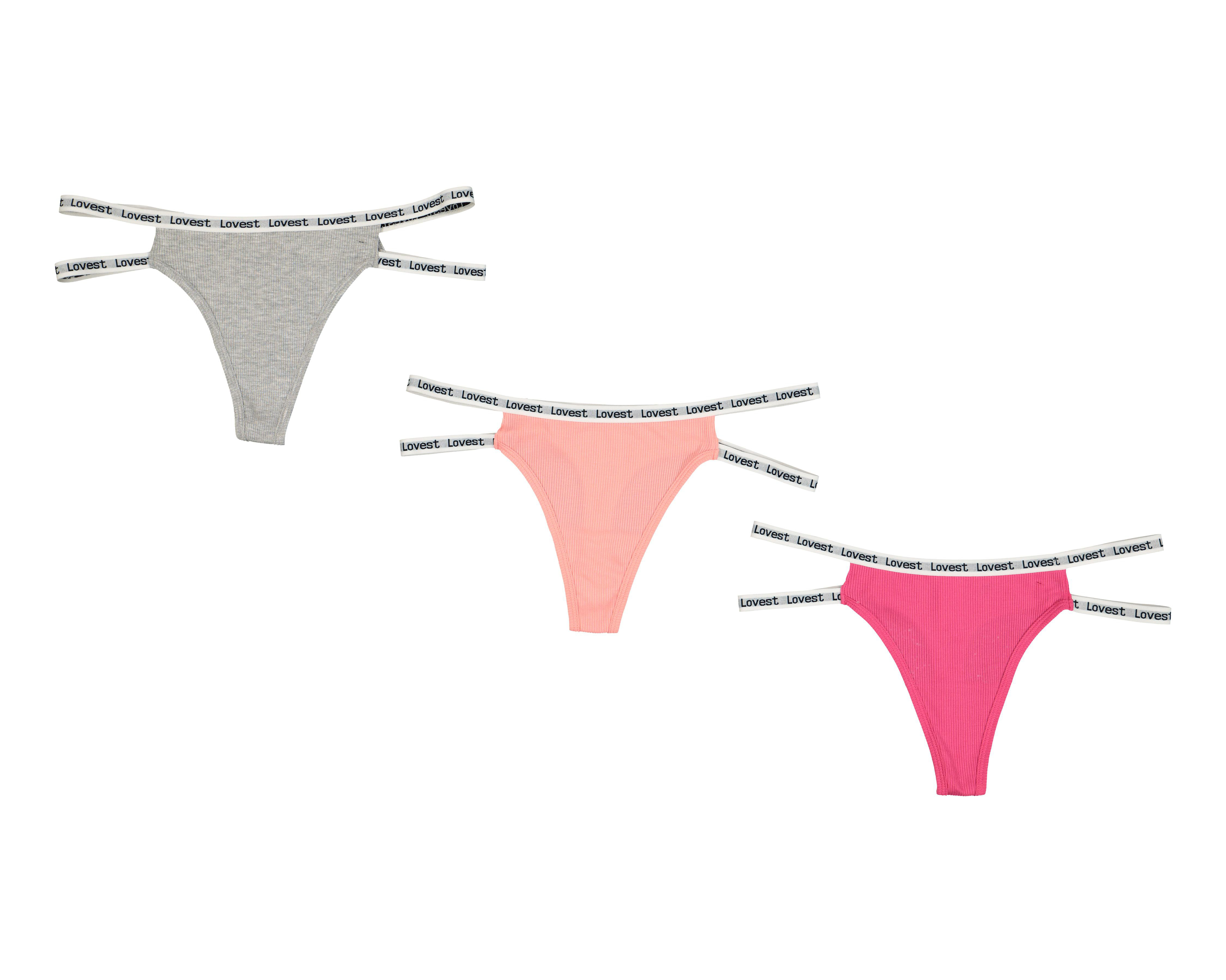 Tanga Lovest para Mujer 3 Piezas