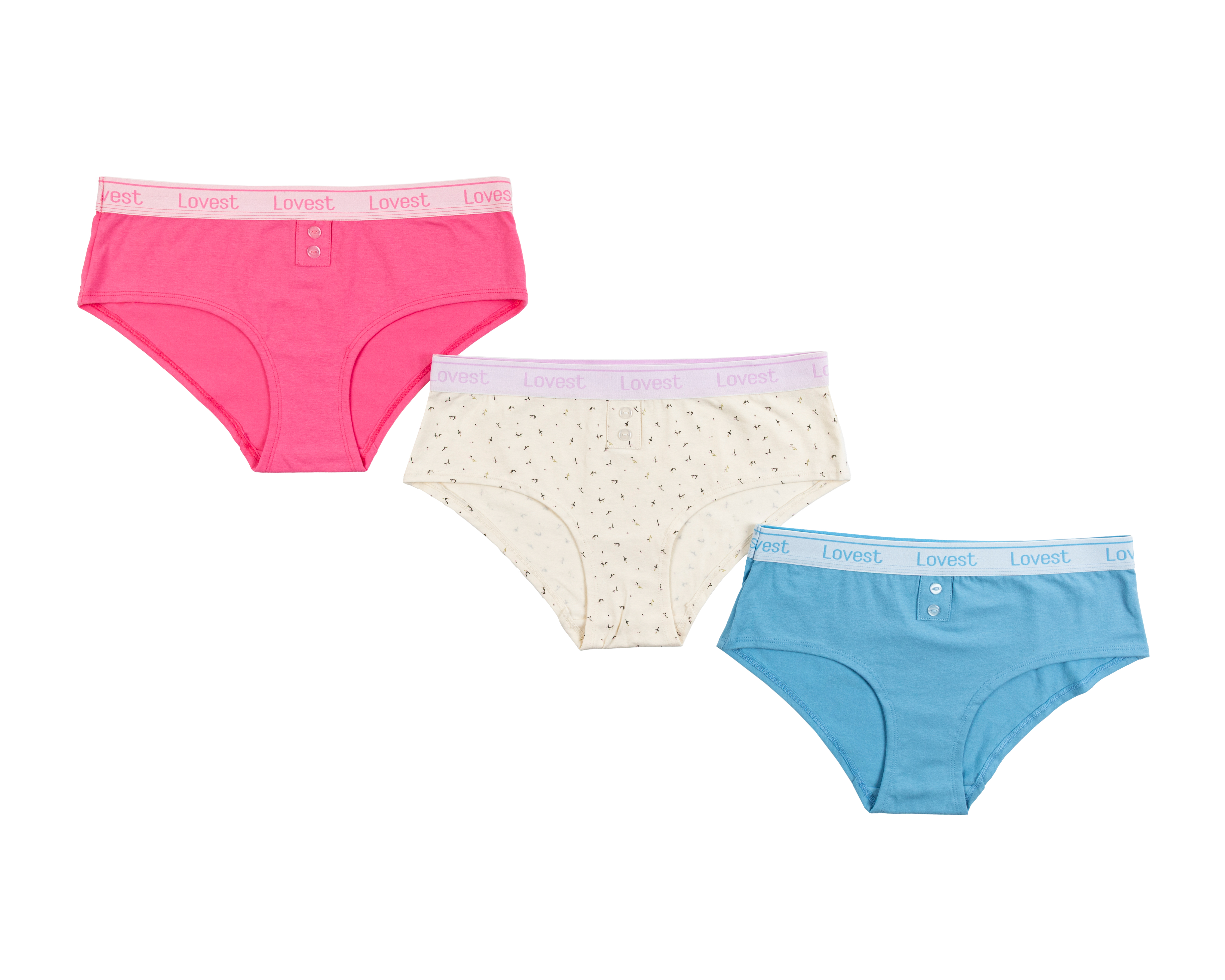 Foto 1 | Foto 1 | Bóxers Lovest para Mujer 3 Piezas