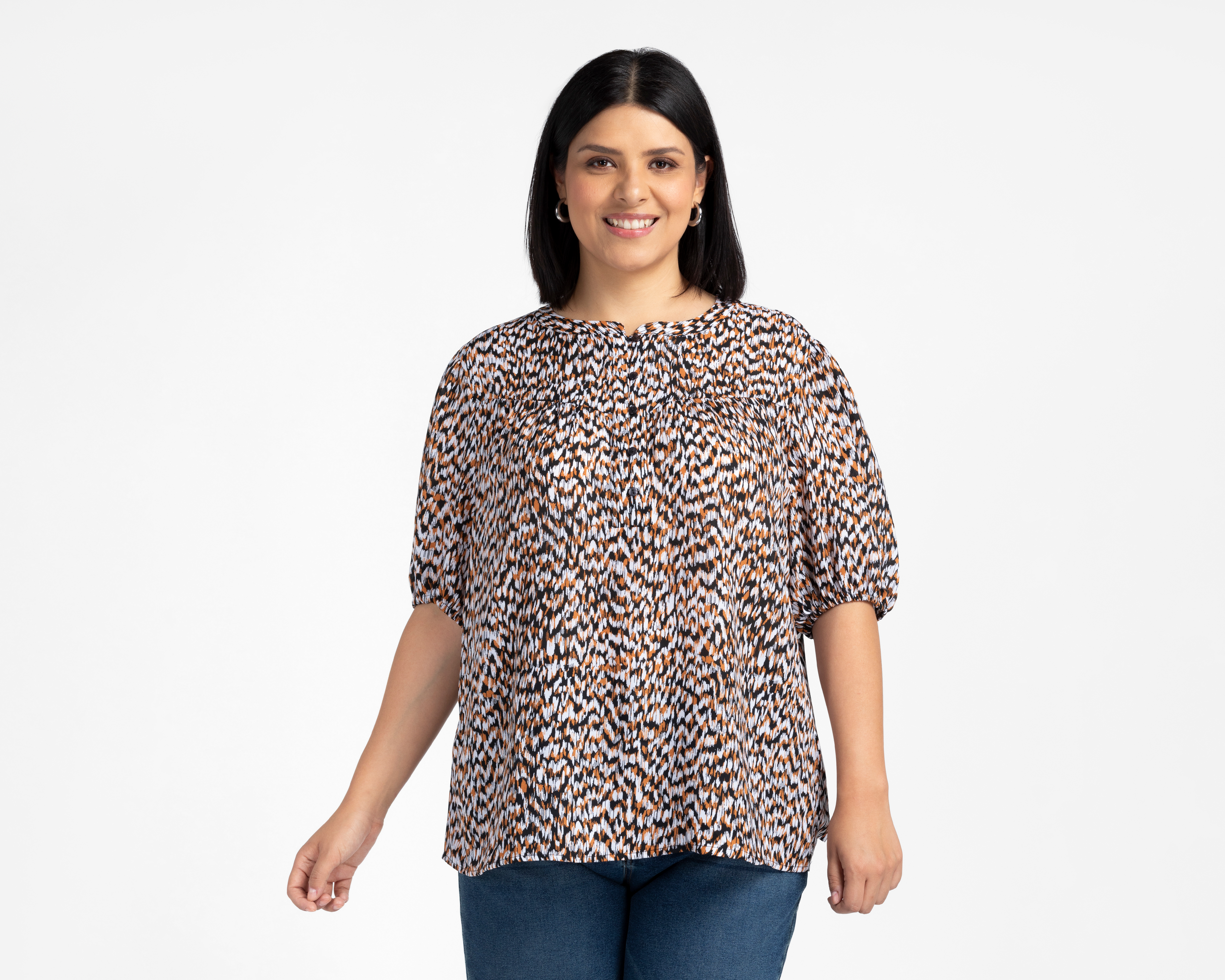 Blusa Manga Corta Lady Sun para Mujer