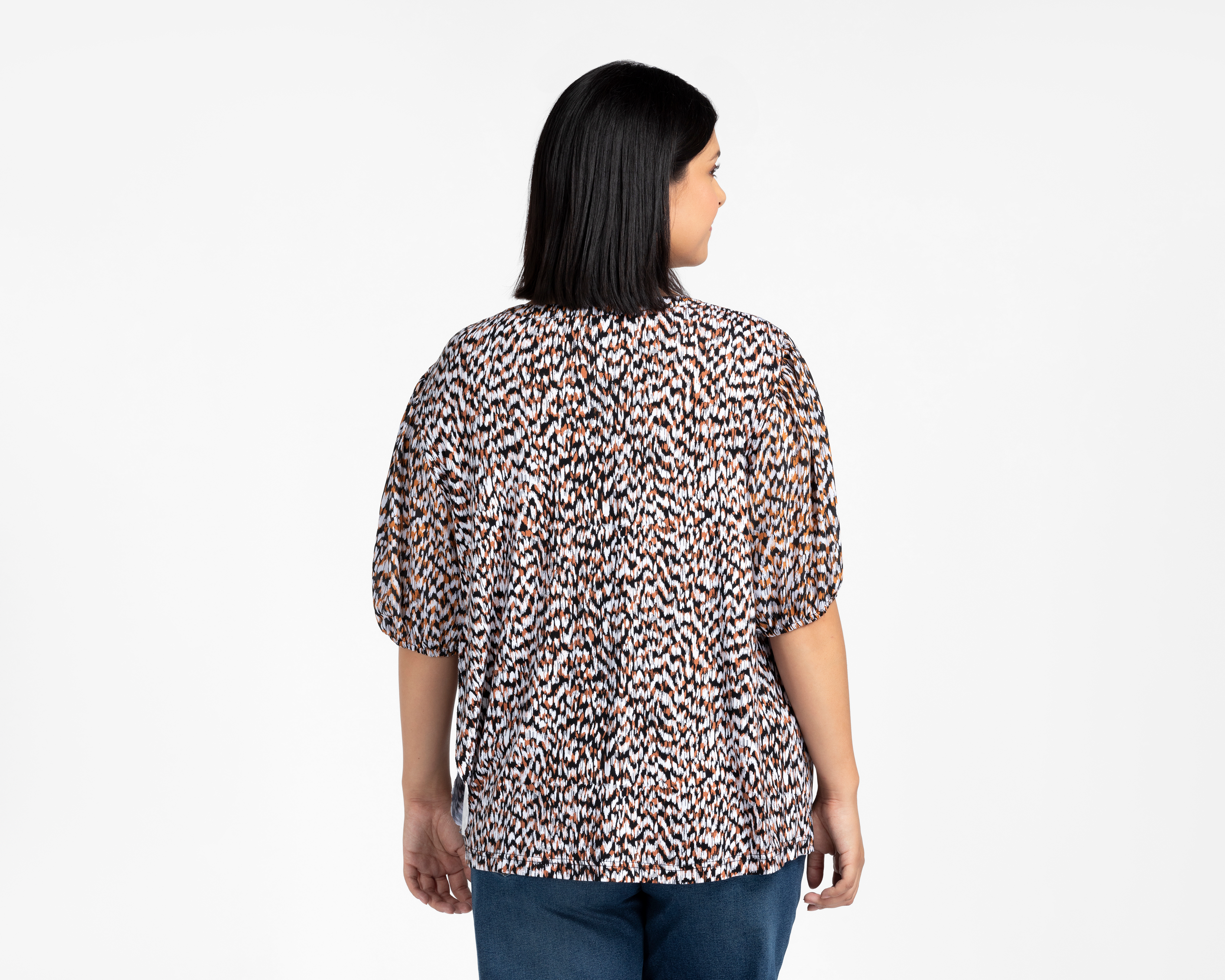 Foto 4 pulgar | Foto 3 | Blusa Manga Corta Lady Sun para Mujer