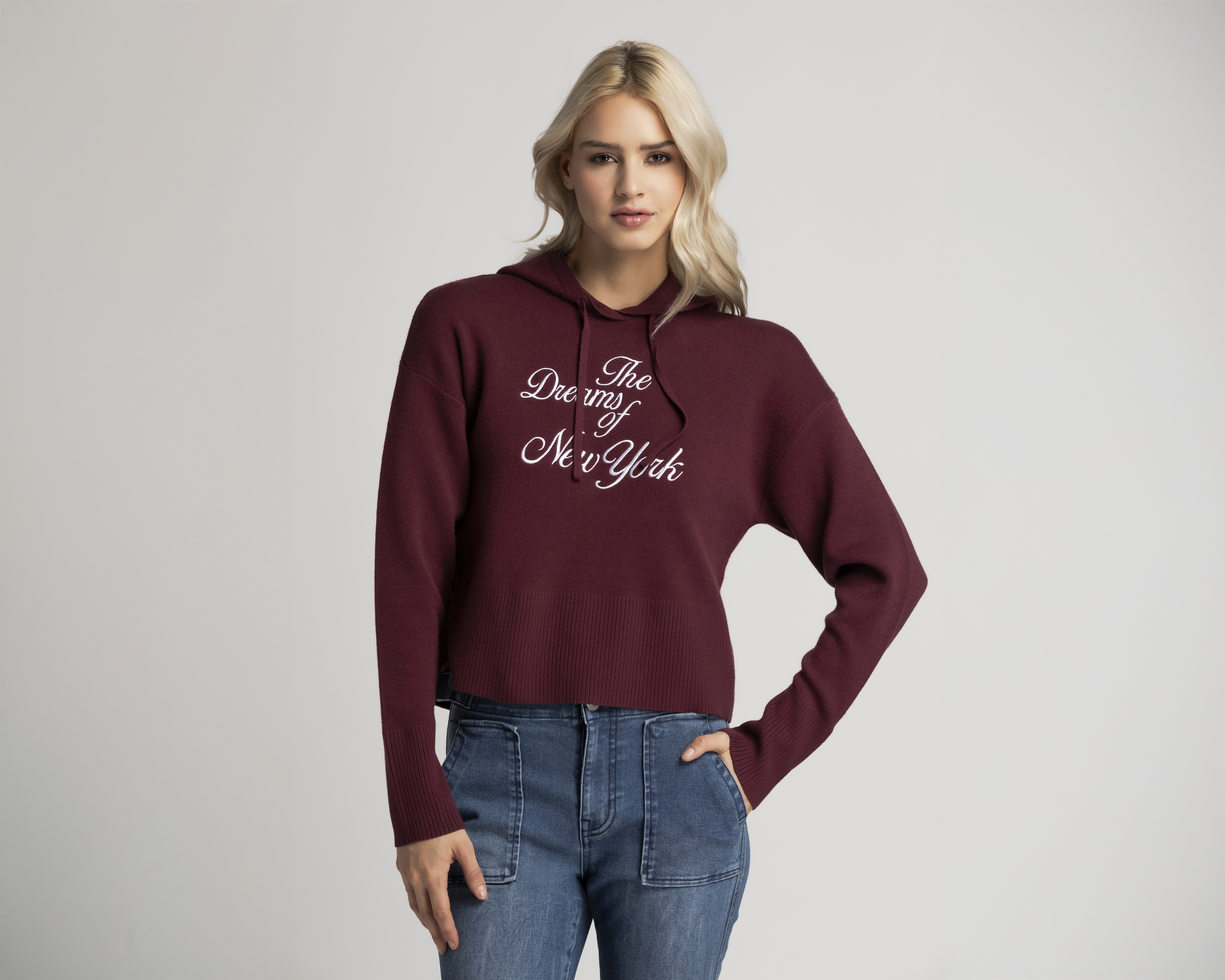 Foto 2 pulgar | Foto 1 | Sudadera con Capucha Refill para Mujer