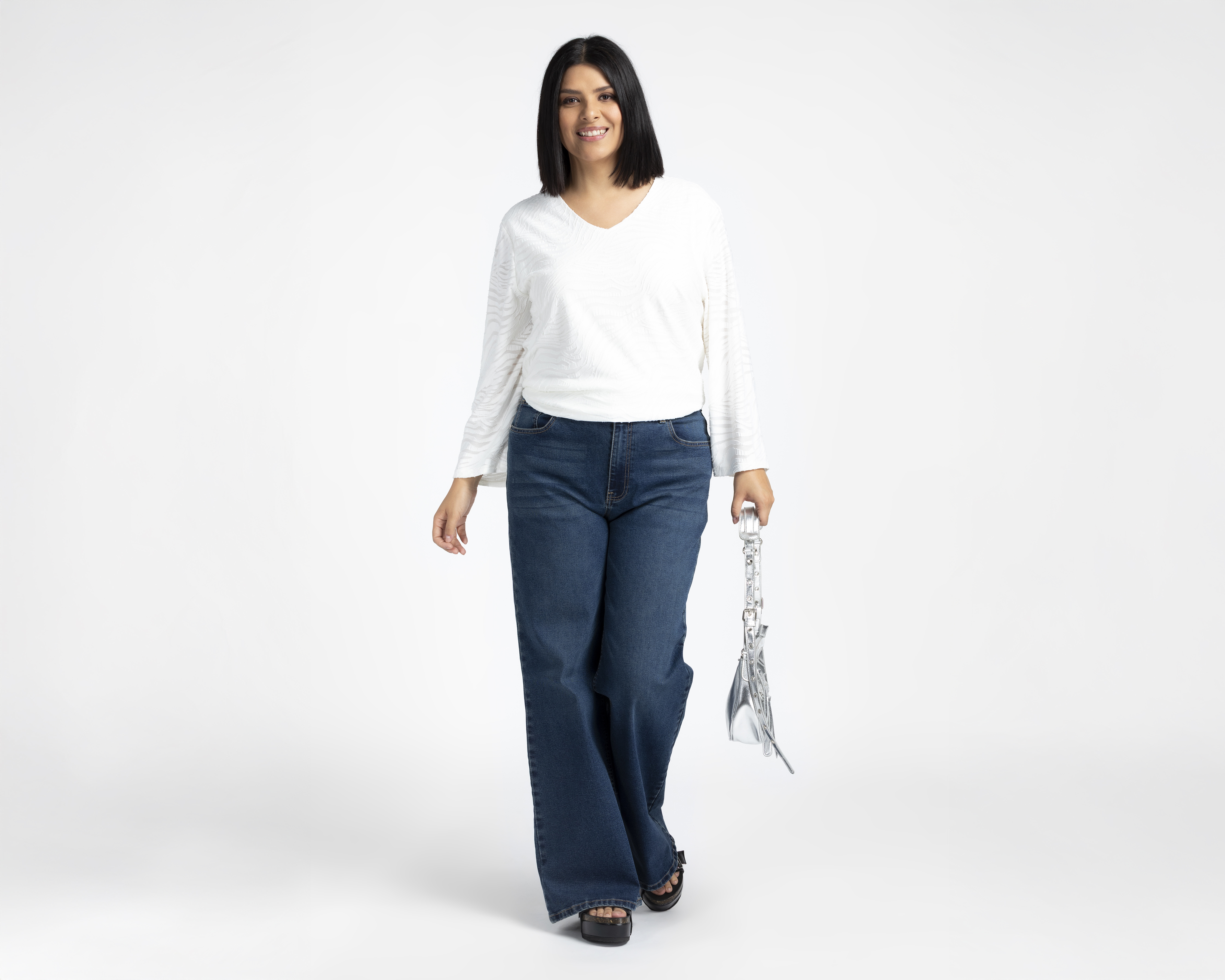 Foto 3 pulgar | Foto 2 | Blusa Sahara Manga Larga para Mujer