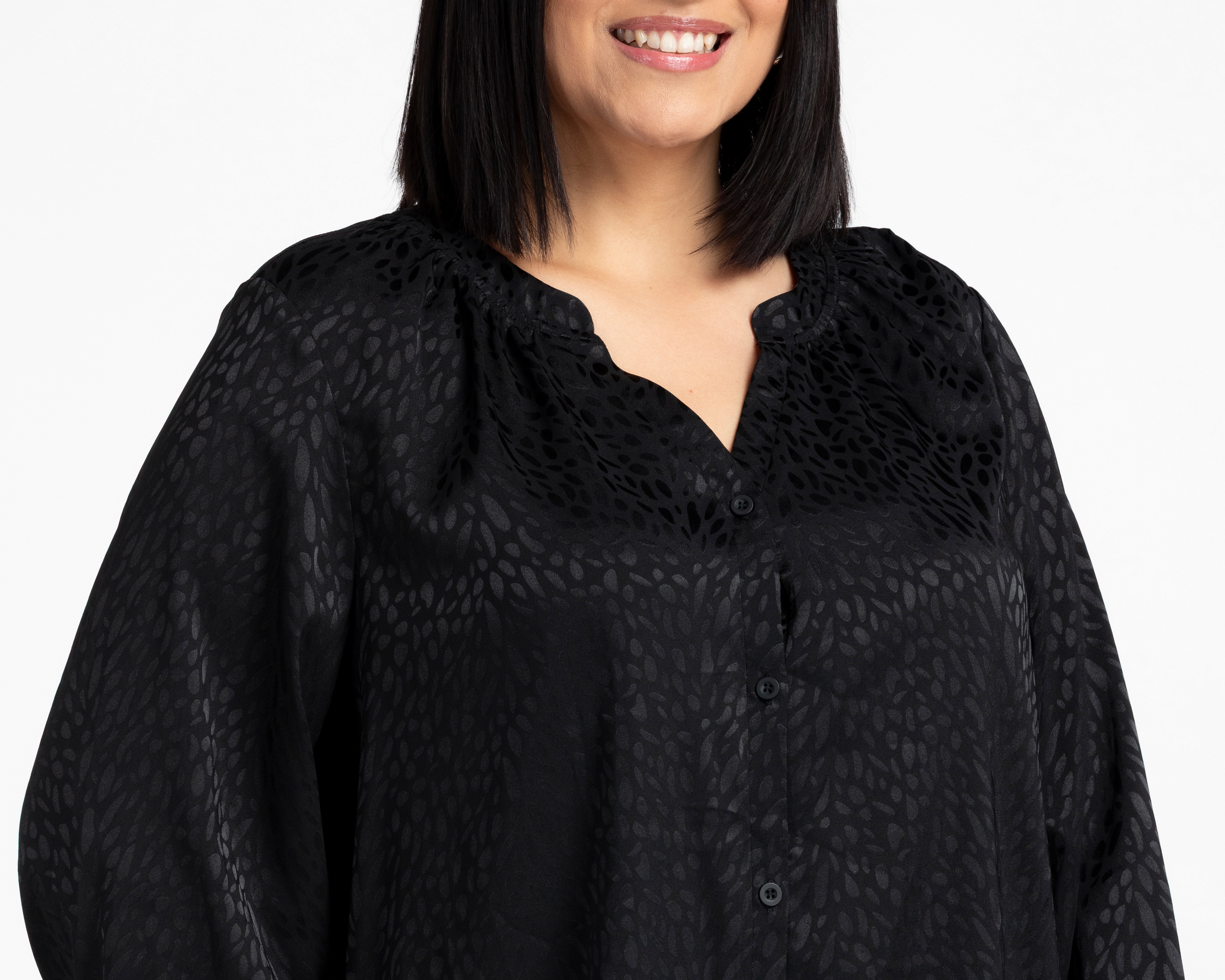 Foto 5 pulgar | Foto 4 | Blusa Manga Larga Sahara para Mujer