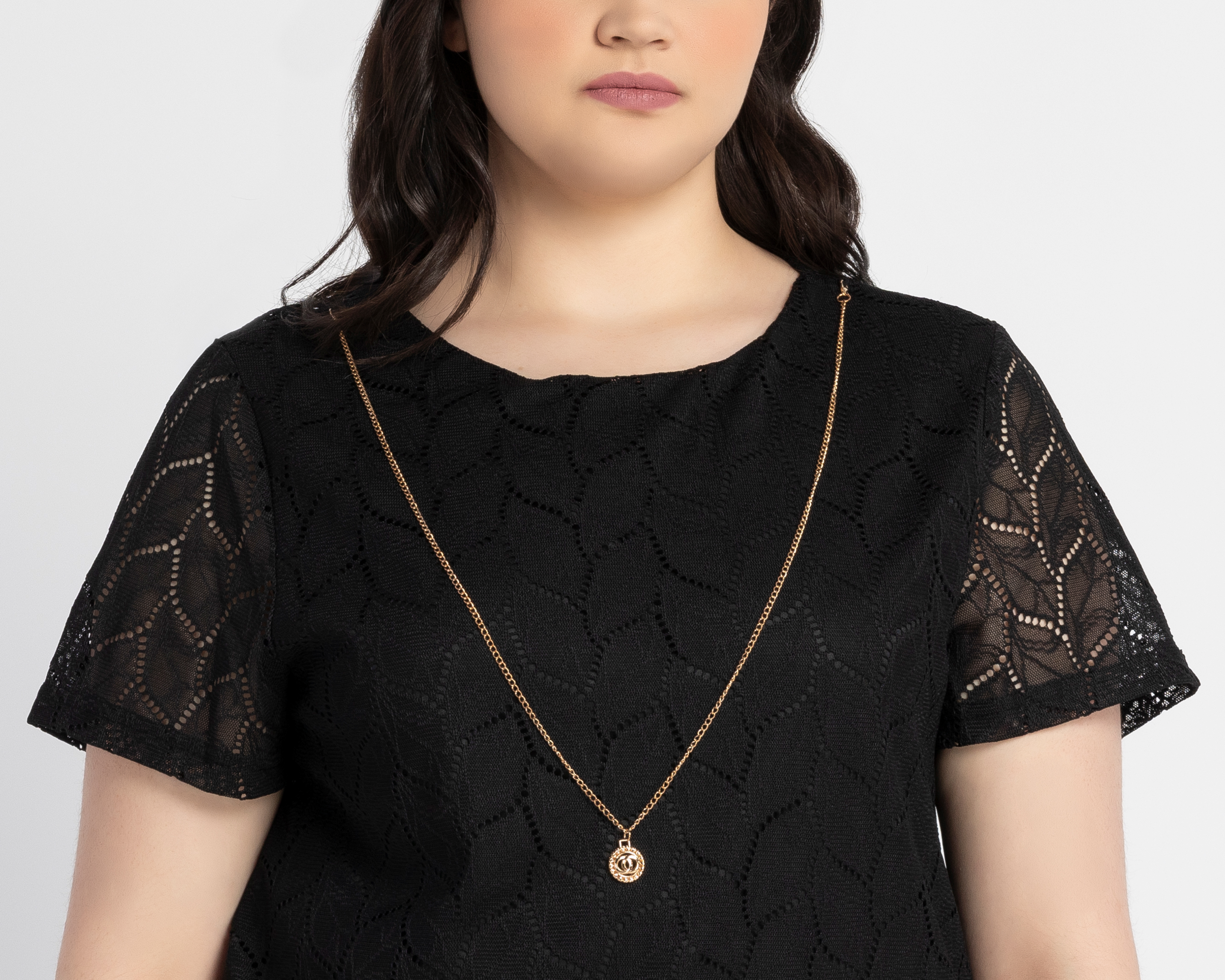 Foto 4 | Foto 4 | Blusa con Collar Lady Sun para Mujer