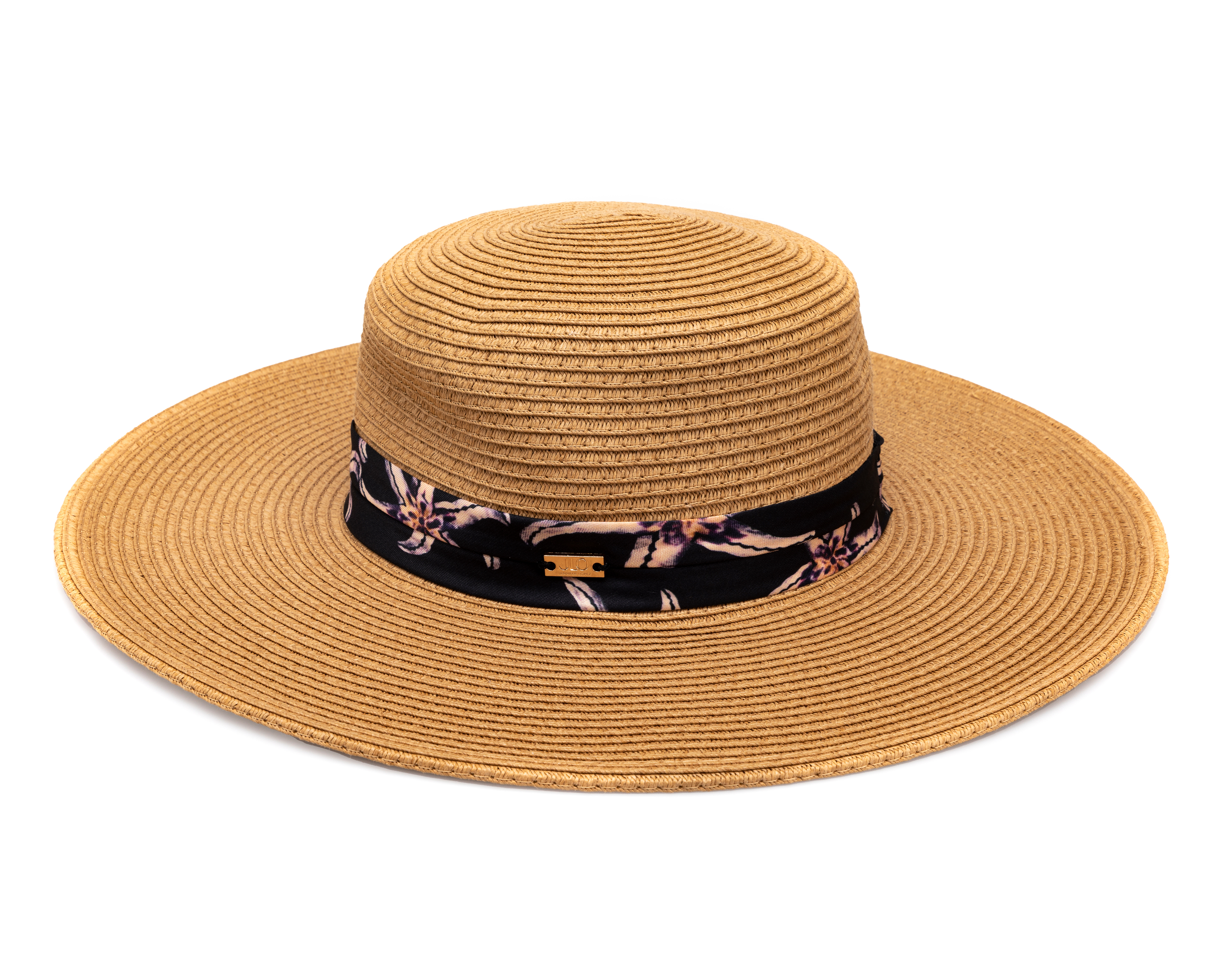 Sombrero de Playa Rio Beach con Lazo Estampado Floral