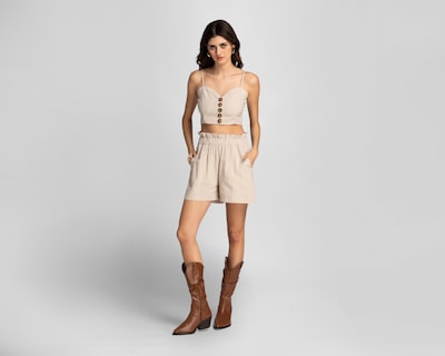 Foto 1 | Foto 1 | Blusa con Short Refill de Tirantes y Botones