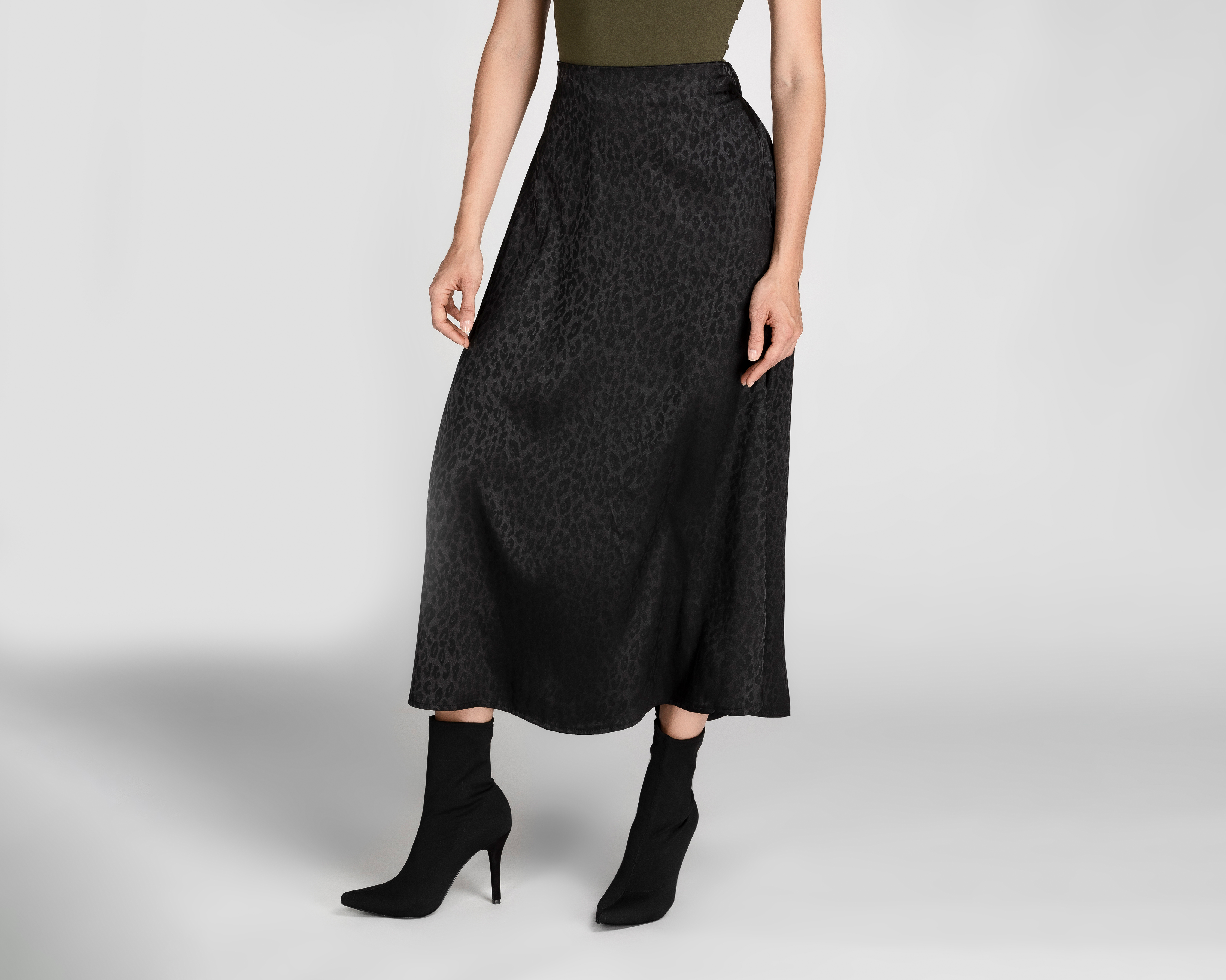 Falda Midi Sahara con Animal Print