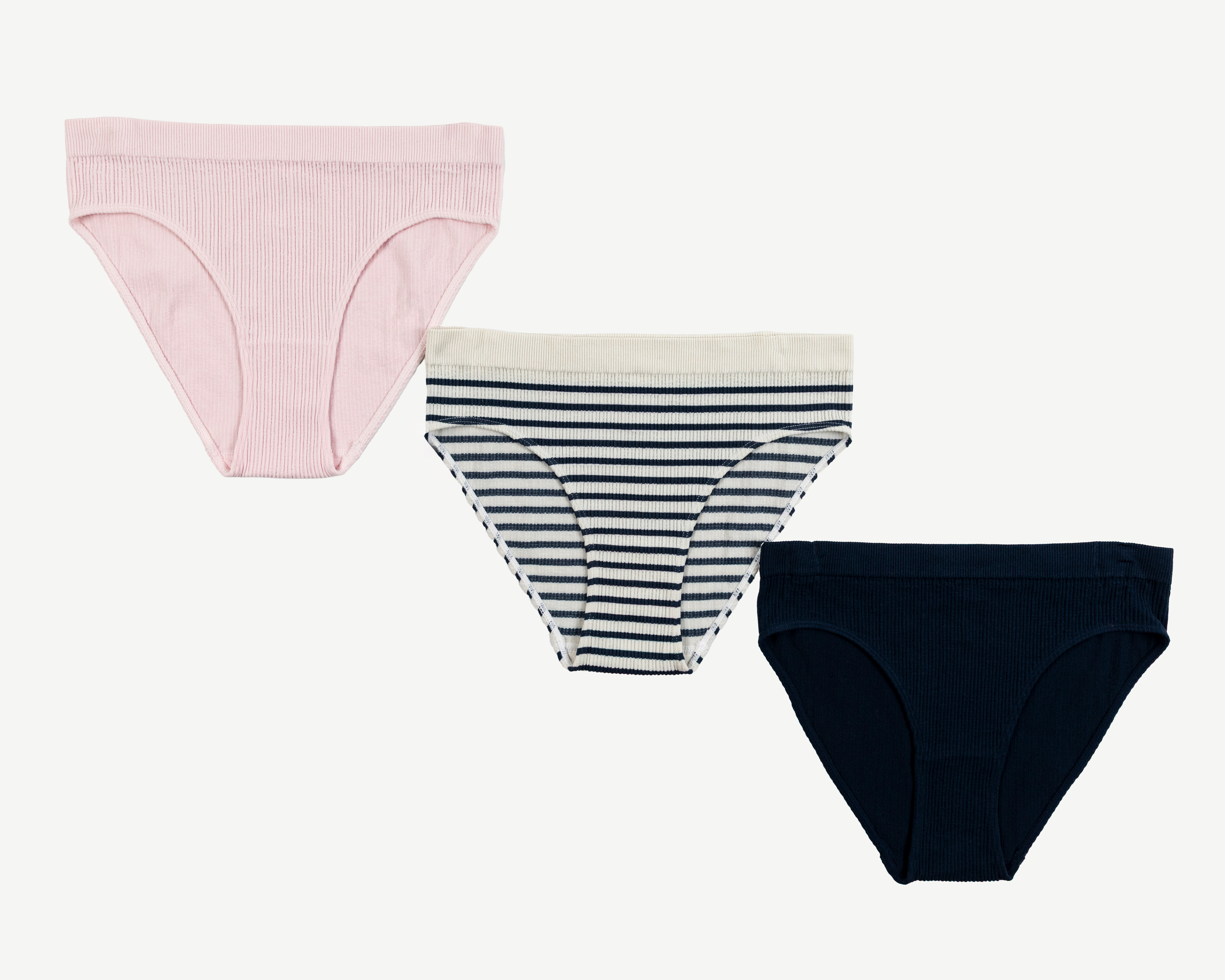 Pantaleta a Rayas Beauty Secret para Mujer 3 Piezas